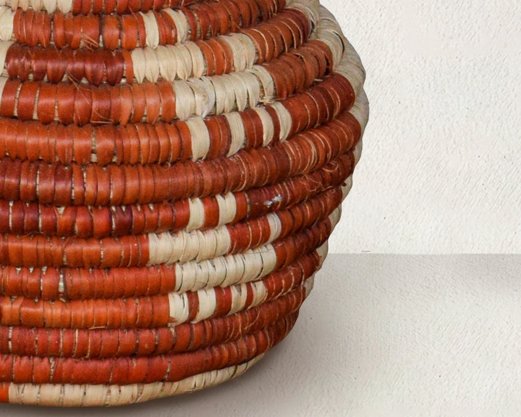 Orange Dog Orbit Coiled Vase