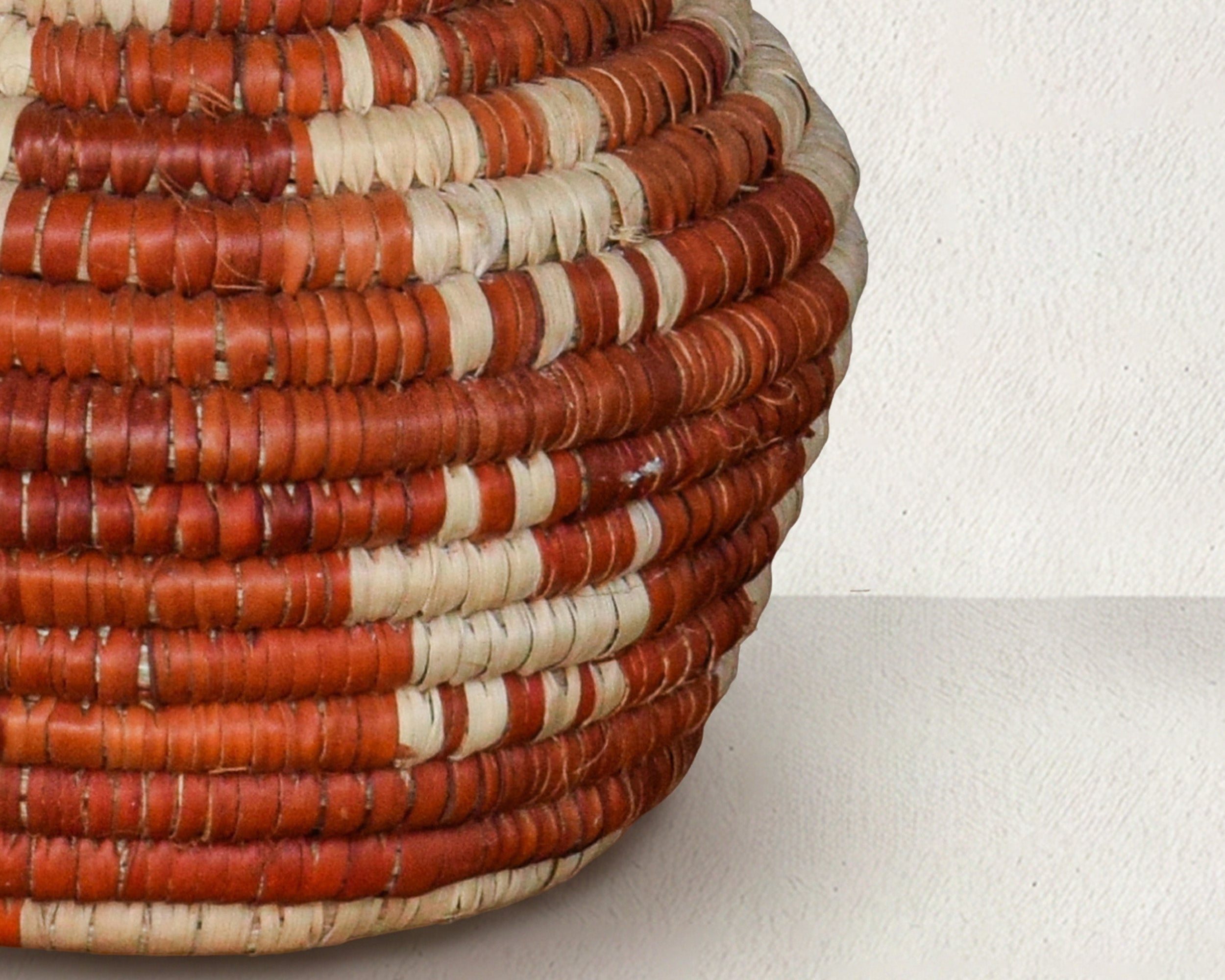 Orange Dog Orbit Coiled Vase