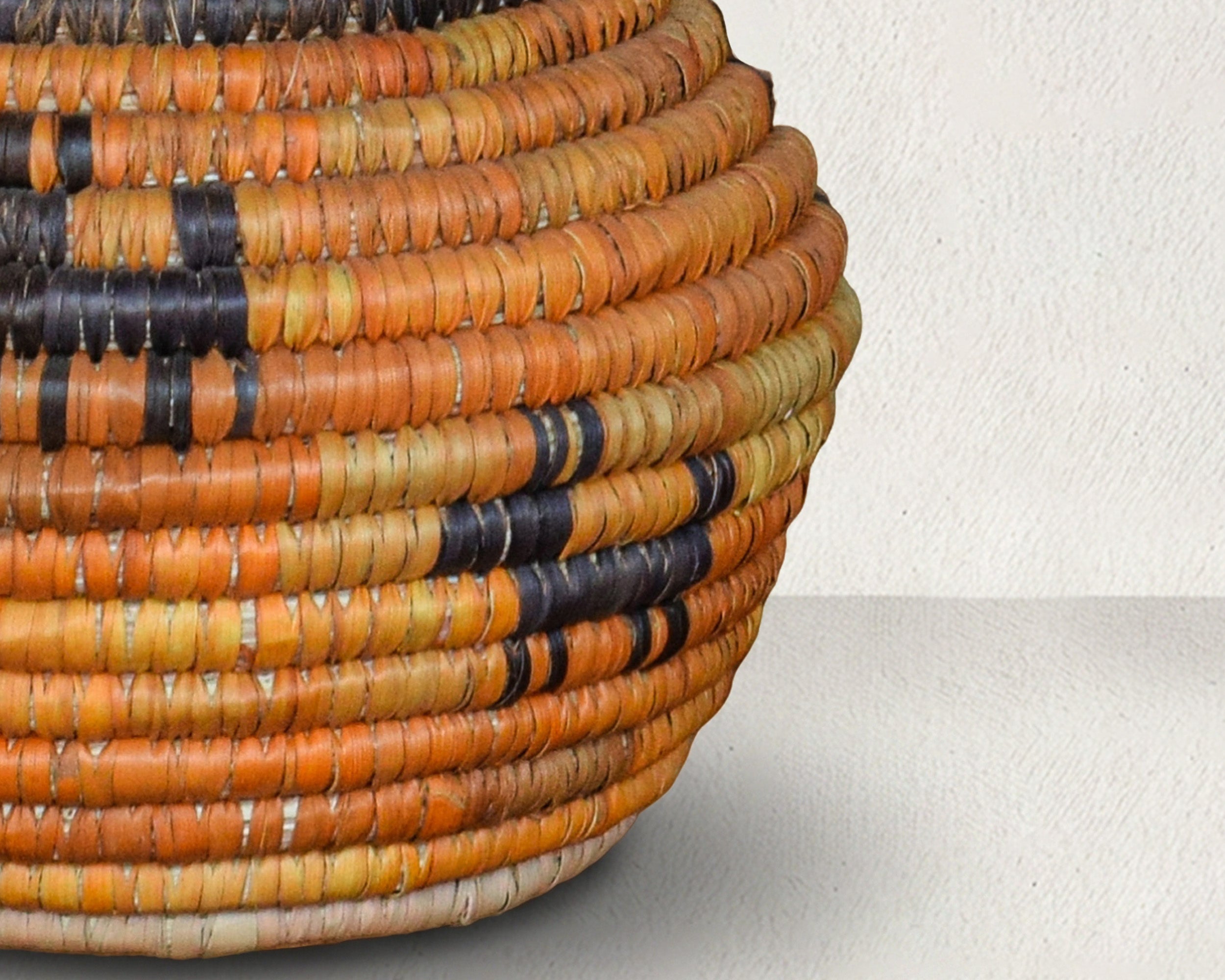 Amber Dogs Coiled Vase