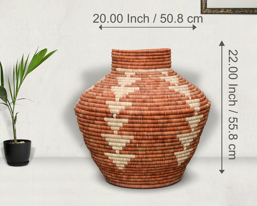 Starburst Diamond Potter Vase