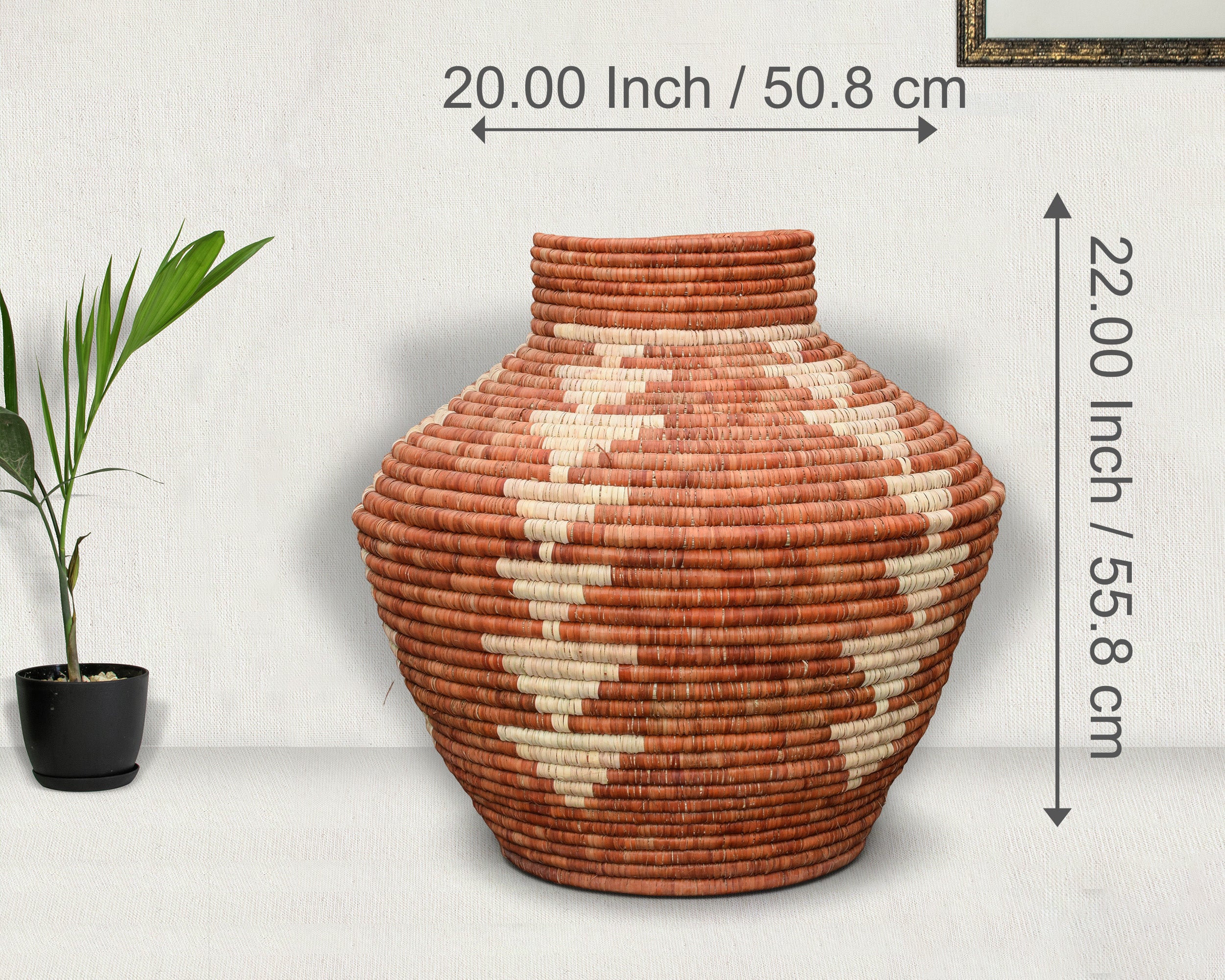 Starburst Diamond Potter Vase