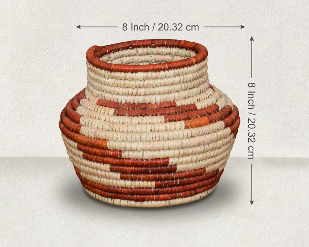 Rustic Storm Small Coiled Vase Potter