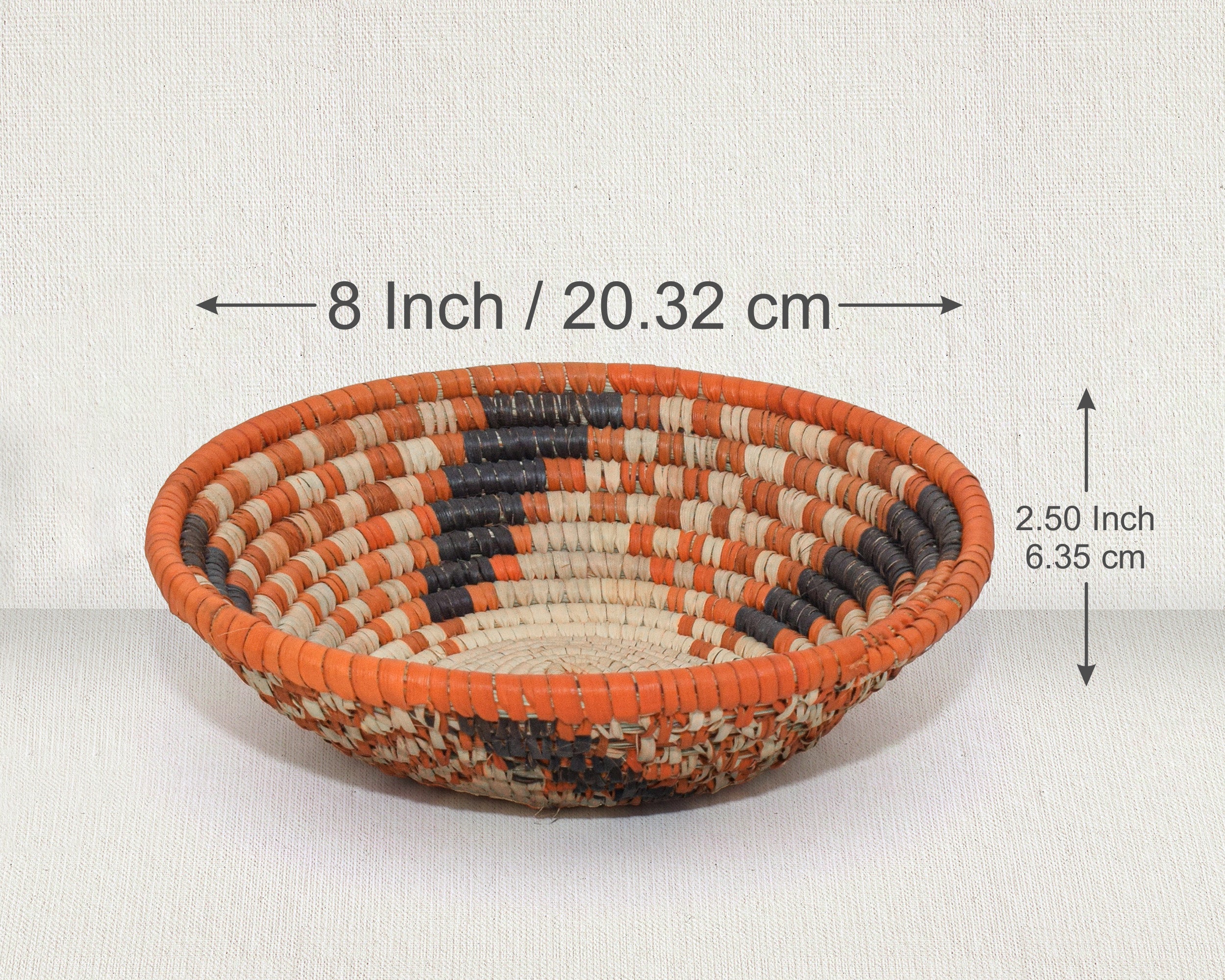 Rustic Mist Bowl Basket
