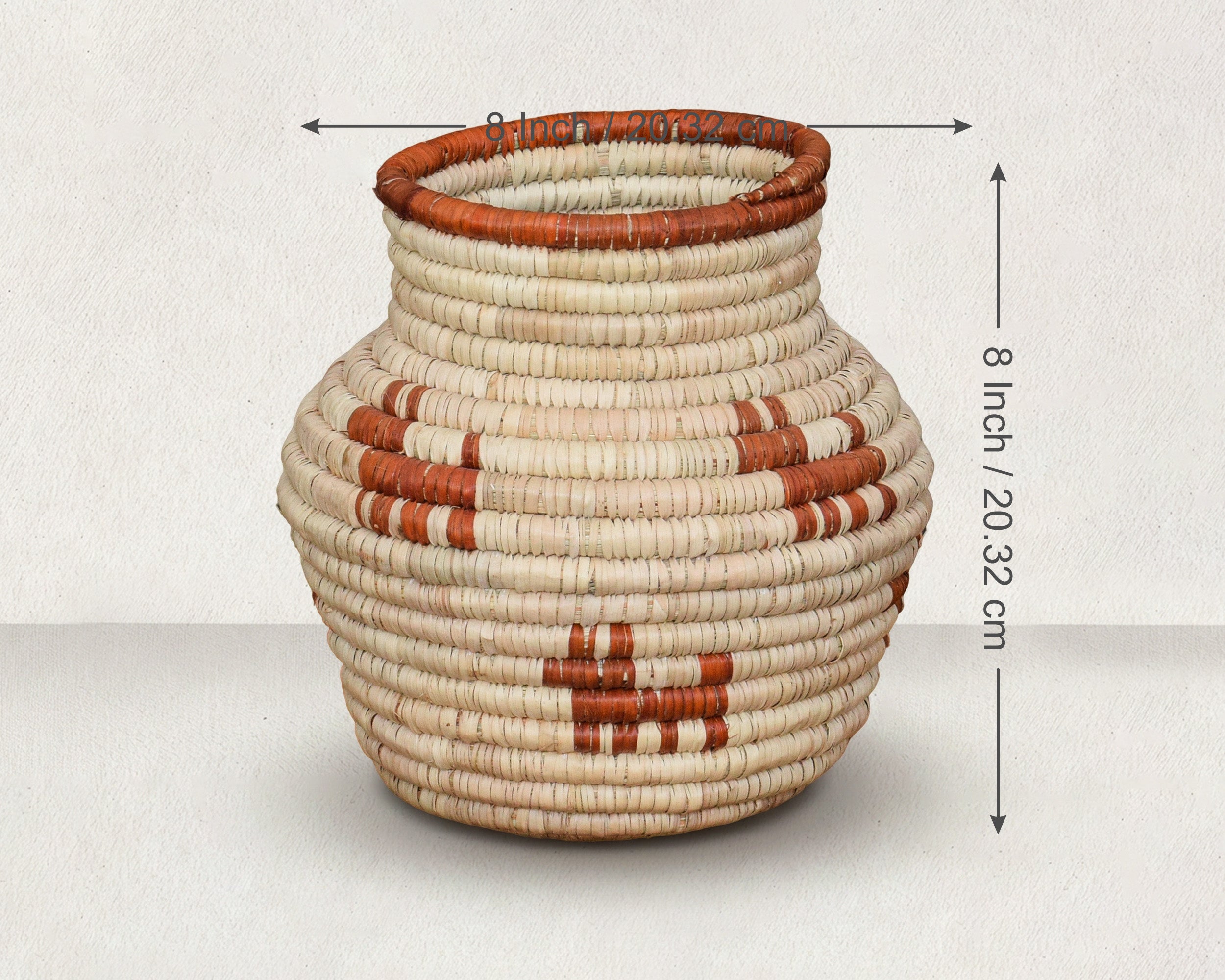 Rustic Hound Coiled Vase