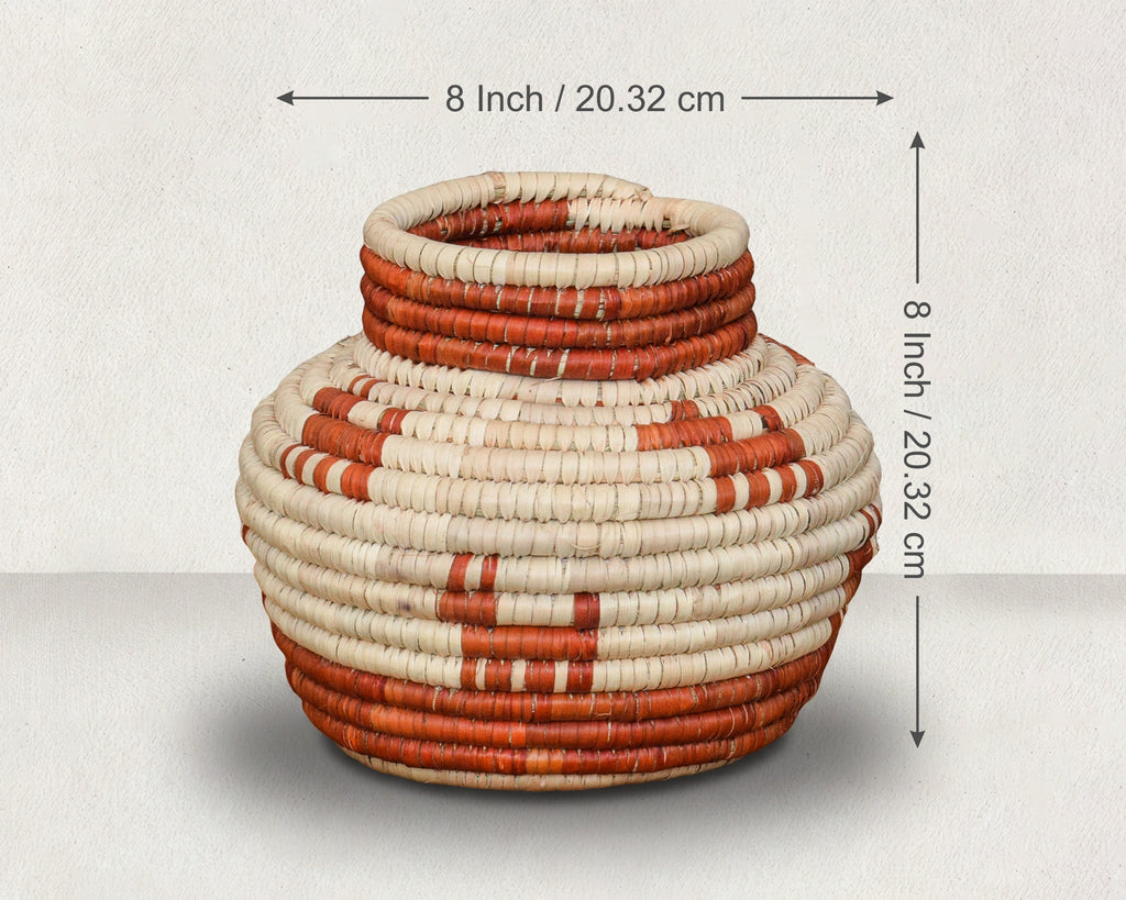 Dog Walk Coiled Vase