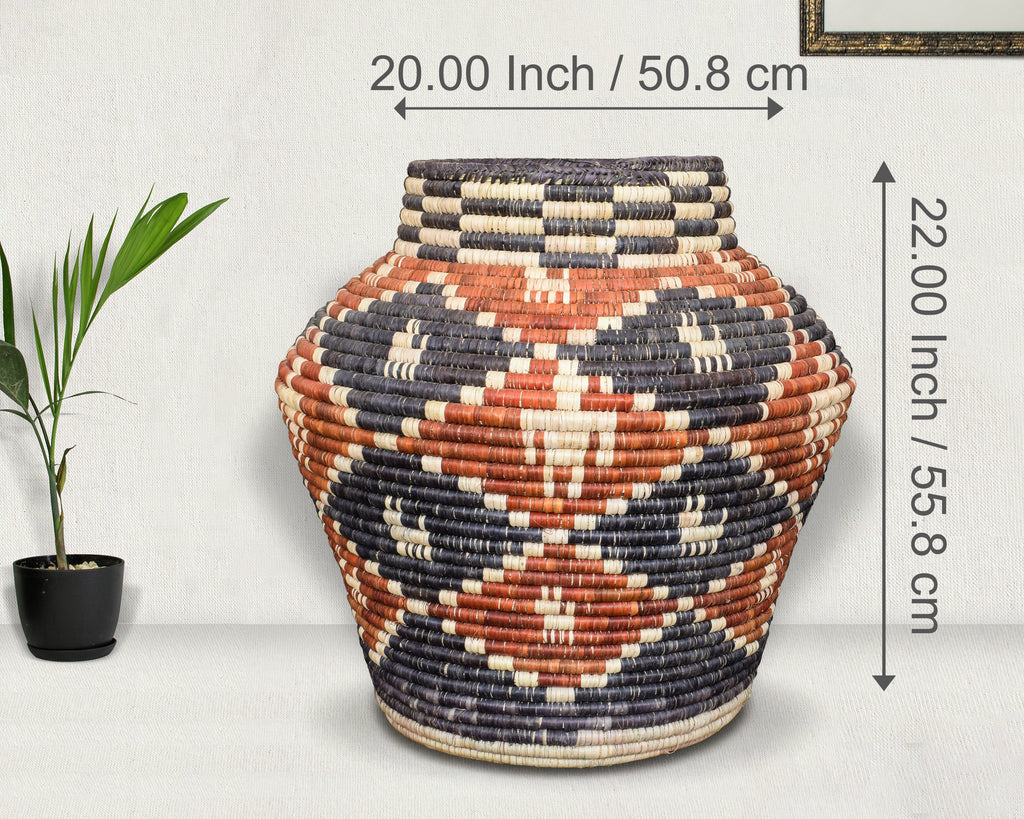 Tribal Tapestry Potter Vase