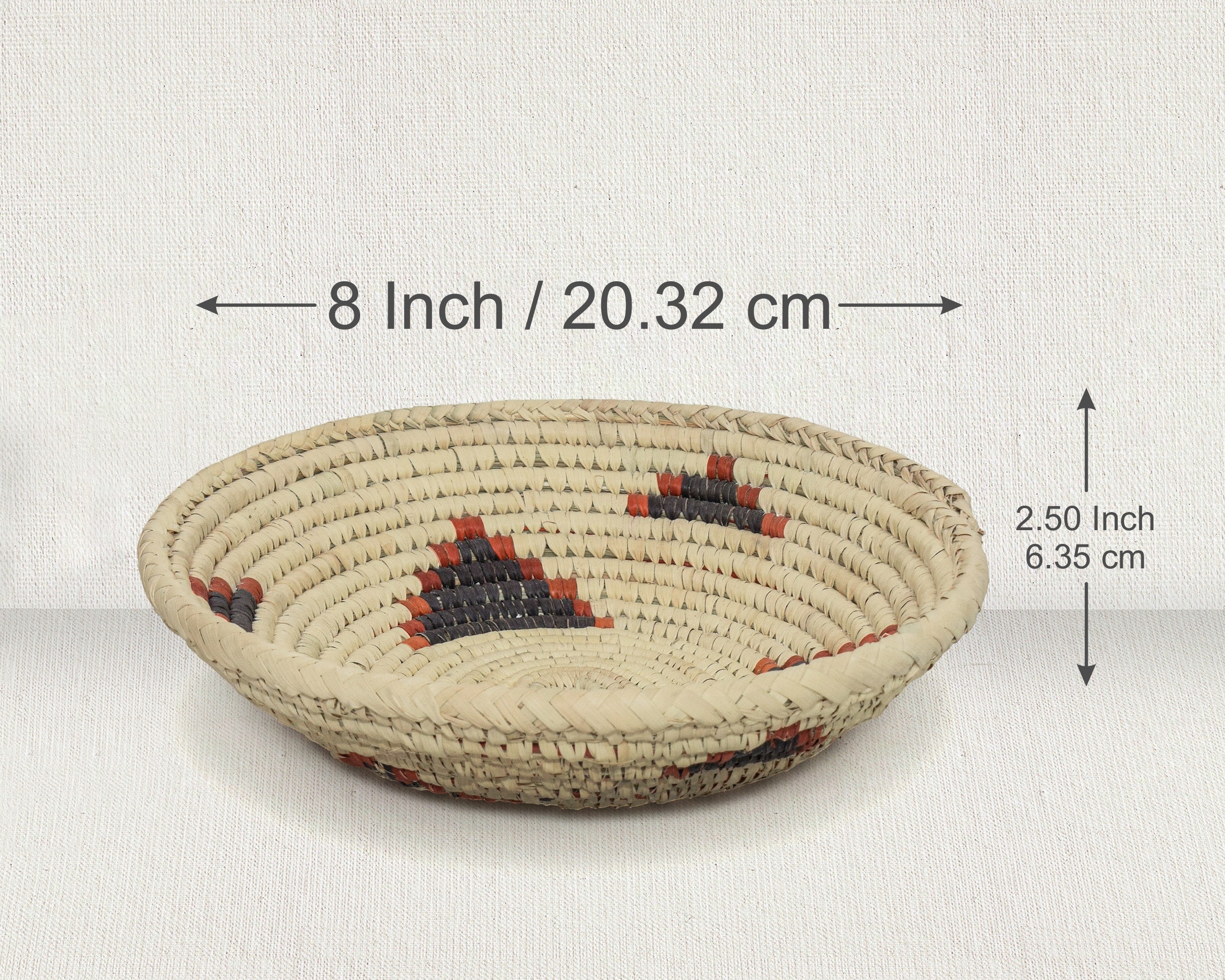 Black Triangles Bowl Basket