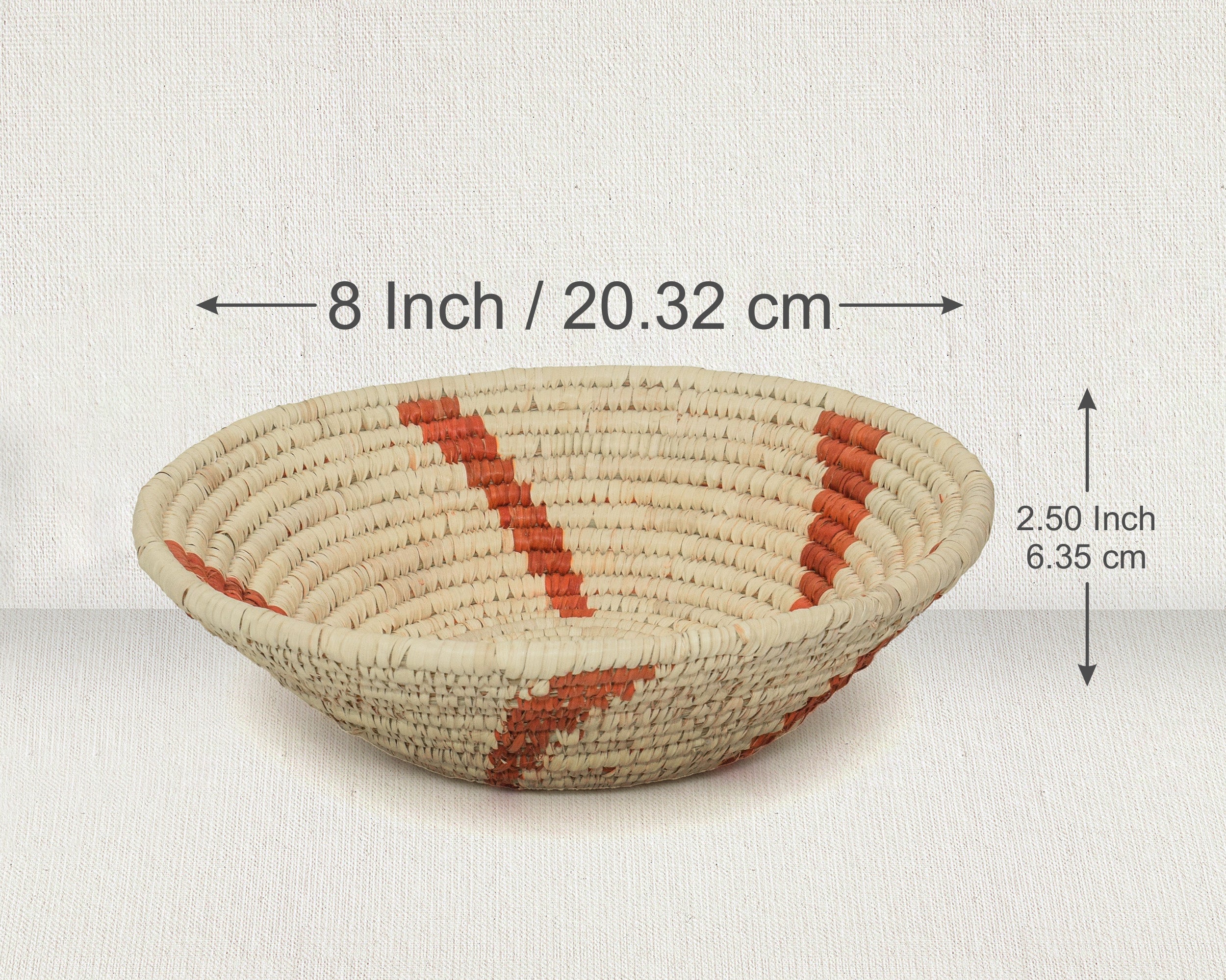 Rustic Swirl Bowl Basket