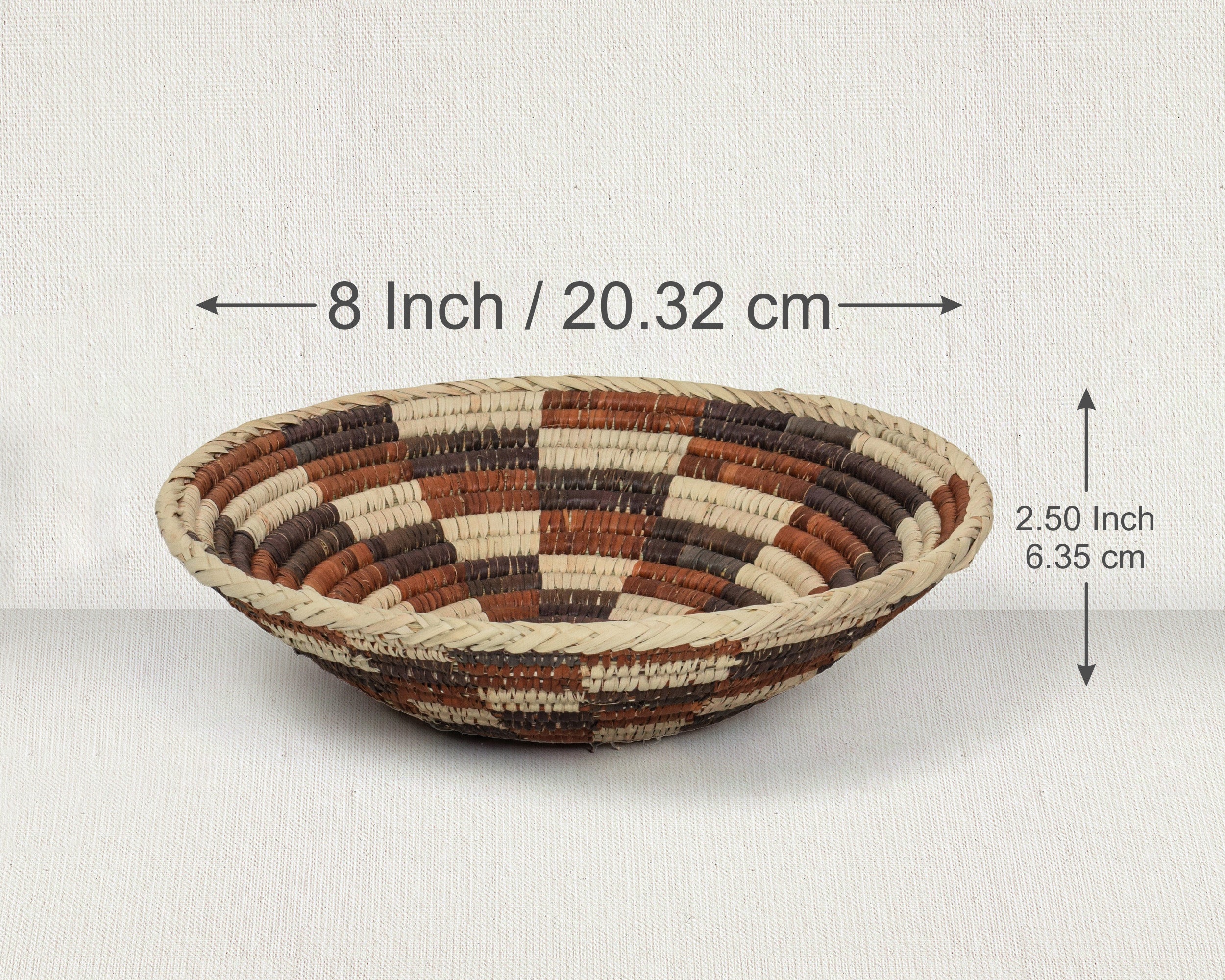 Brown Trail Bowl Basket