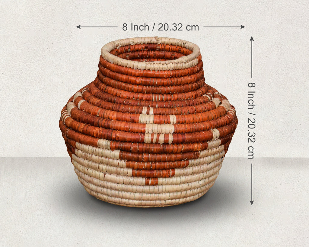 Rustic Figure Small Coiled Vase Potter
