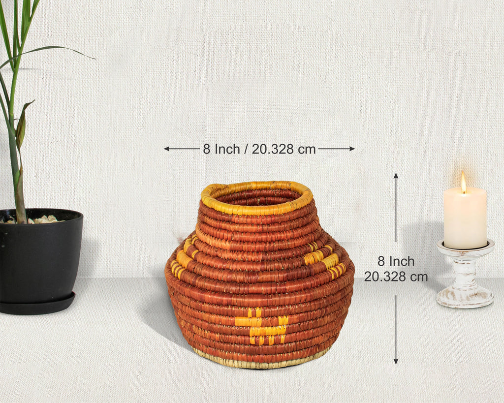 Dogs in Journey Vintage Potter Basket - PP-1113-8