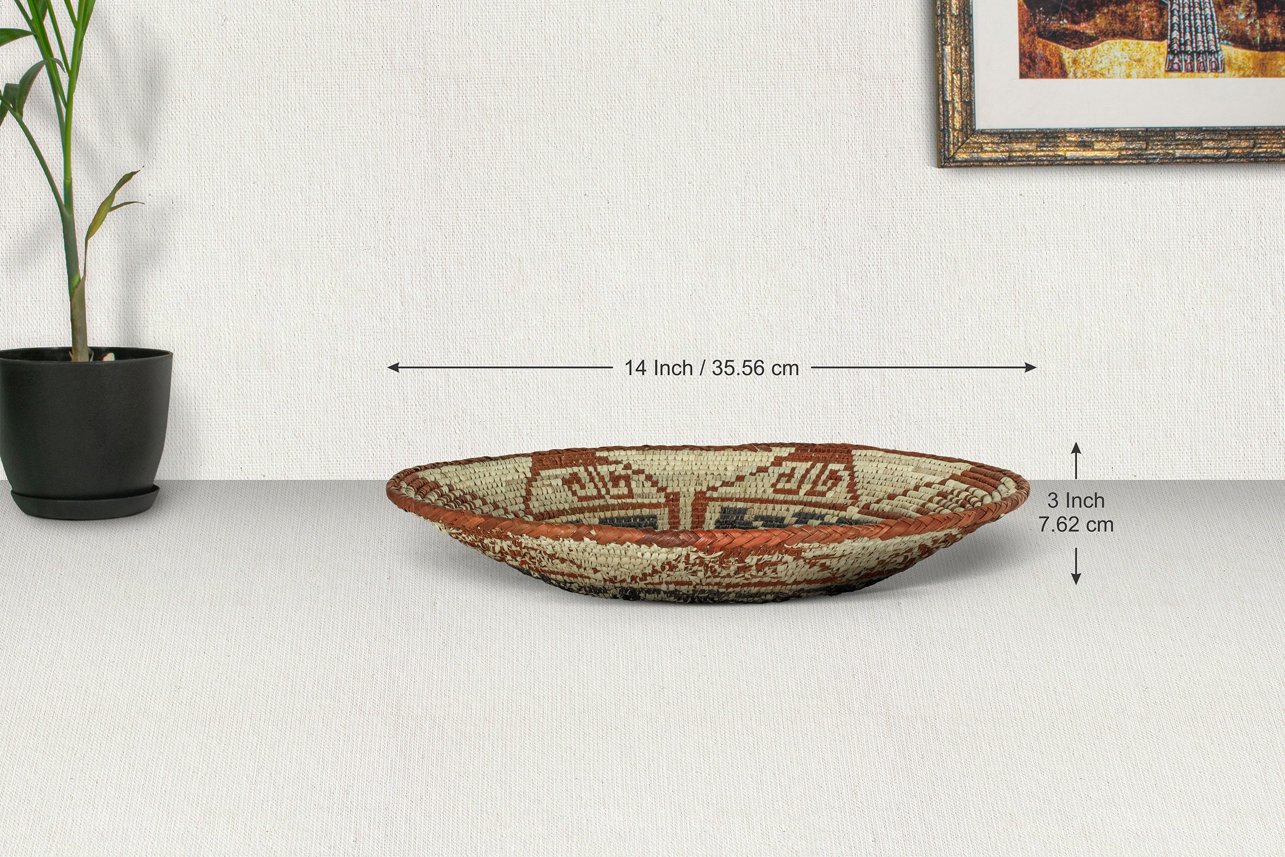 Dream Catcher Bowl Basket 14-inch BSK-114-15 B