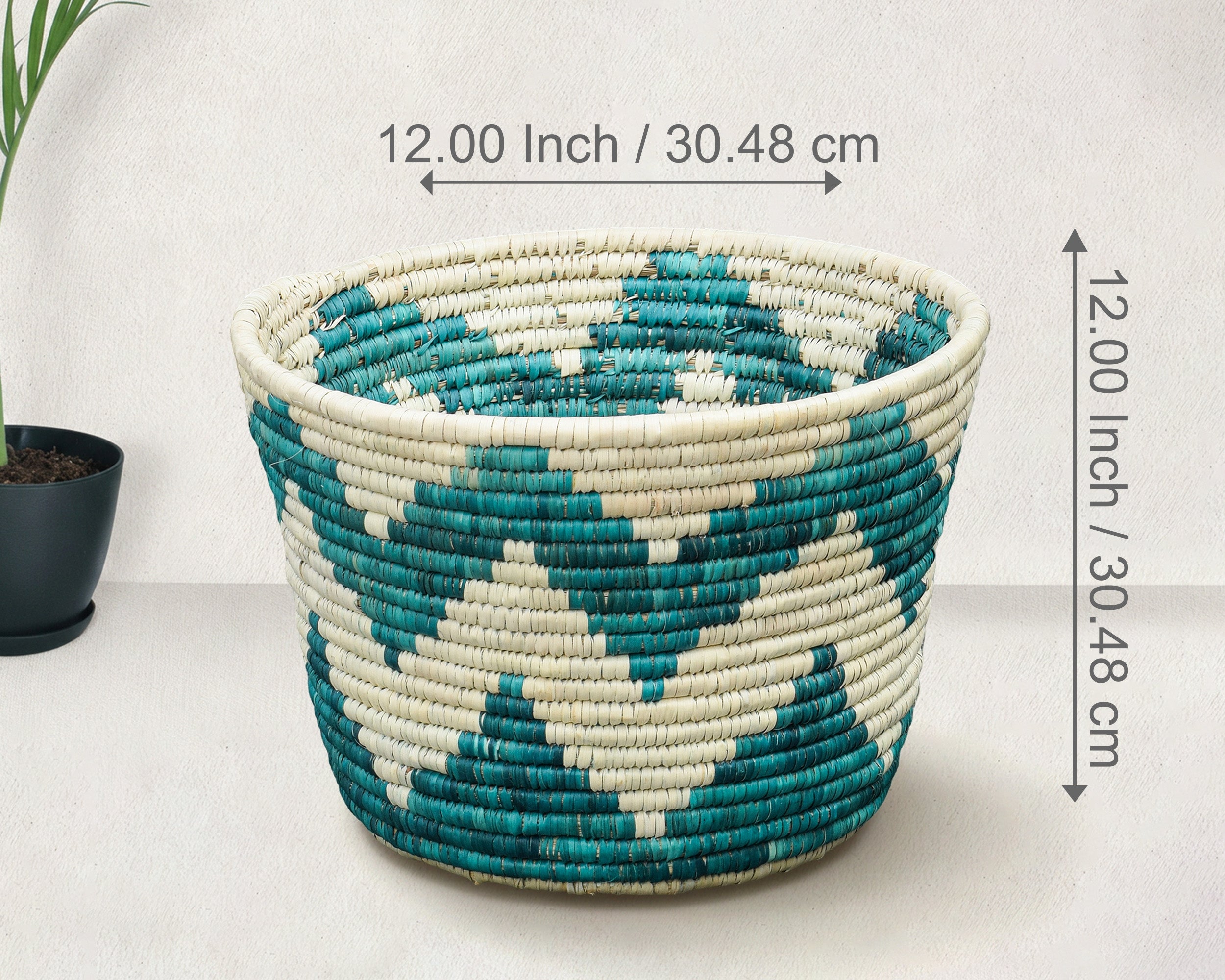 Sea Wave Planter Basket