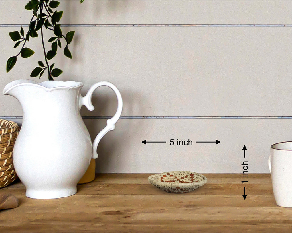 Boho Star Miniature Basket Pack of 5 - LBW-1614-5