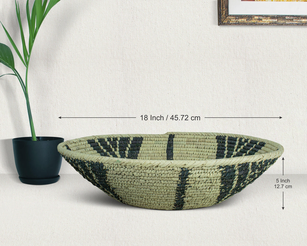 Midnight Bloom Deep Bowl 18-inch DB-729-18