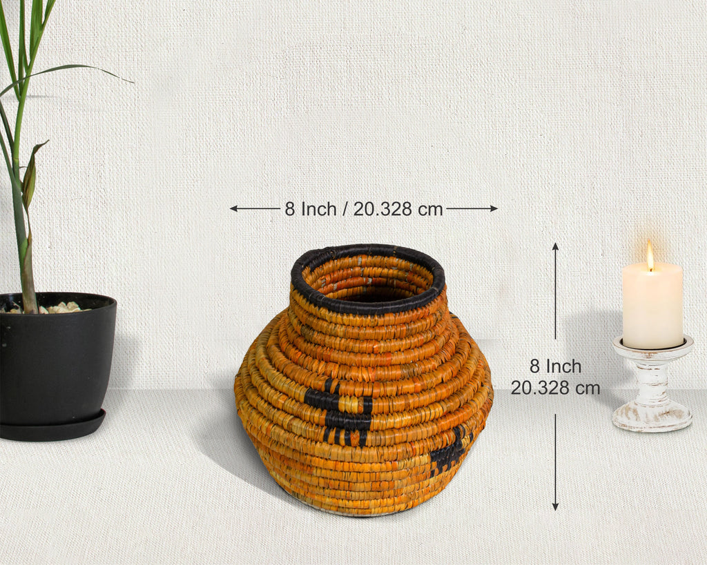 Orange Dogs Vintage Potter Basket - PP-1117-8