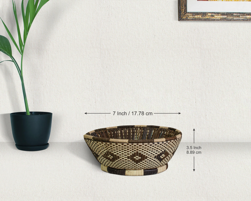 Brown Jupiter - Fruit & Vegetable Bowl Basket 7-inch FB-805-07