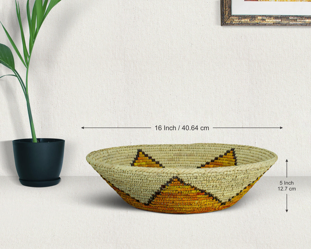 Zia Star Yellow Deep Bowl 16-inch DB-723-16