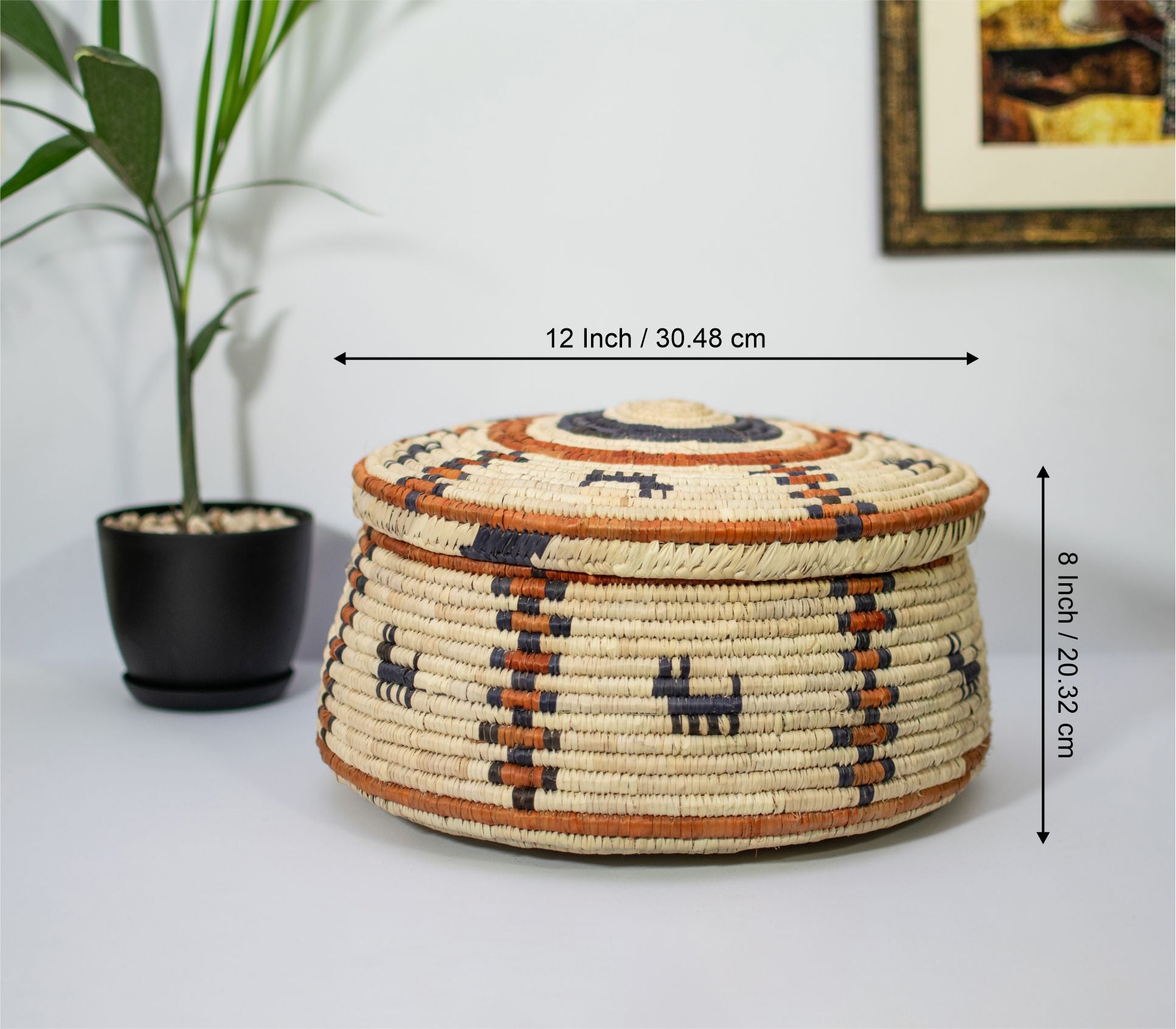 Dog Mesa Lidded Basket