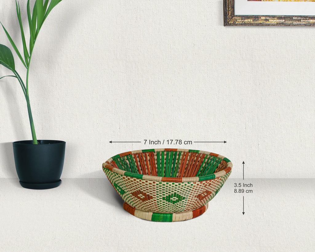 Earth Aura - Fruit & Vegetable Bowl Basket 7-inch FB-808-07