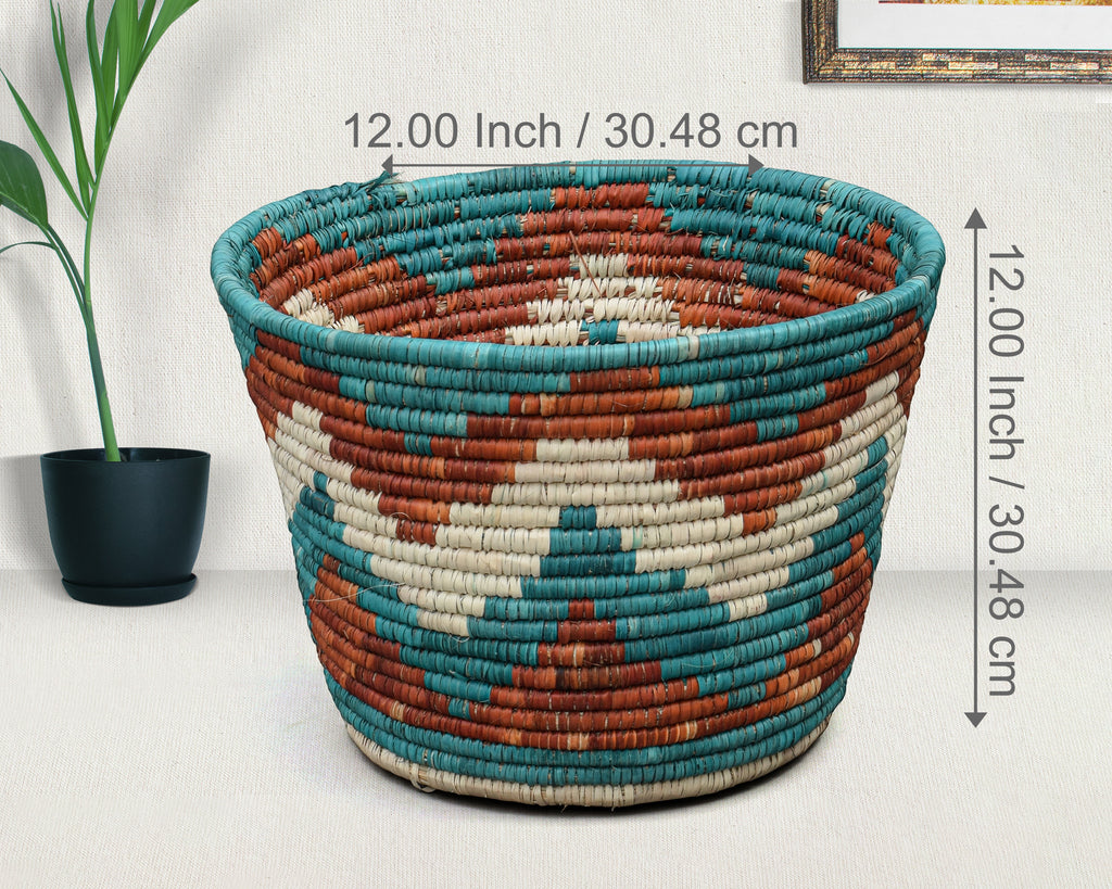 Star Motif Planter Basket