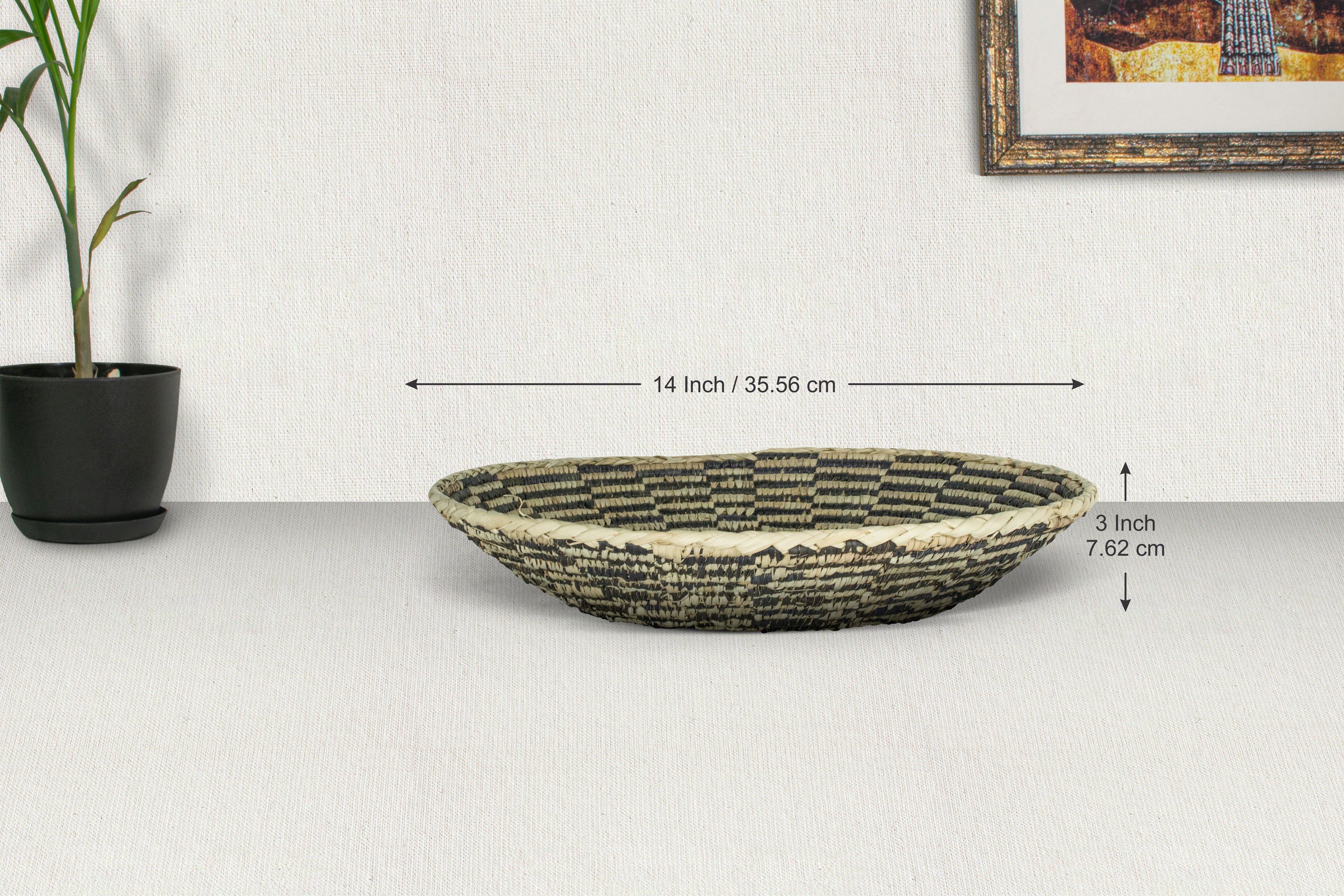 Eclipse Spiral Bowl Basket 14-inch BSK-149-15