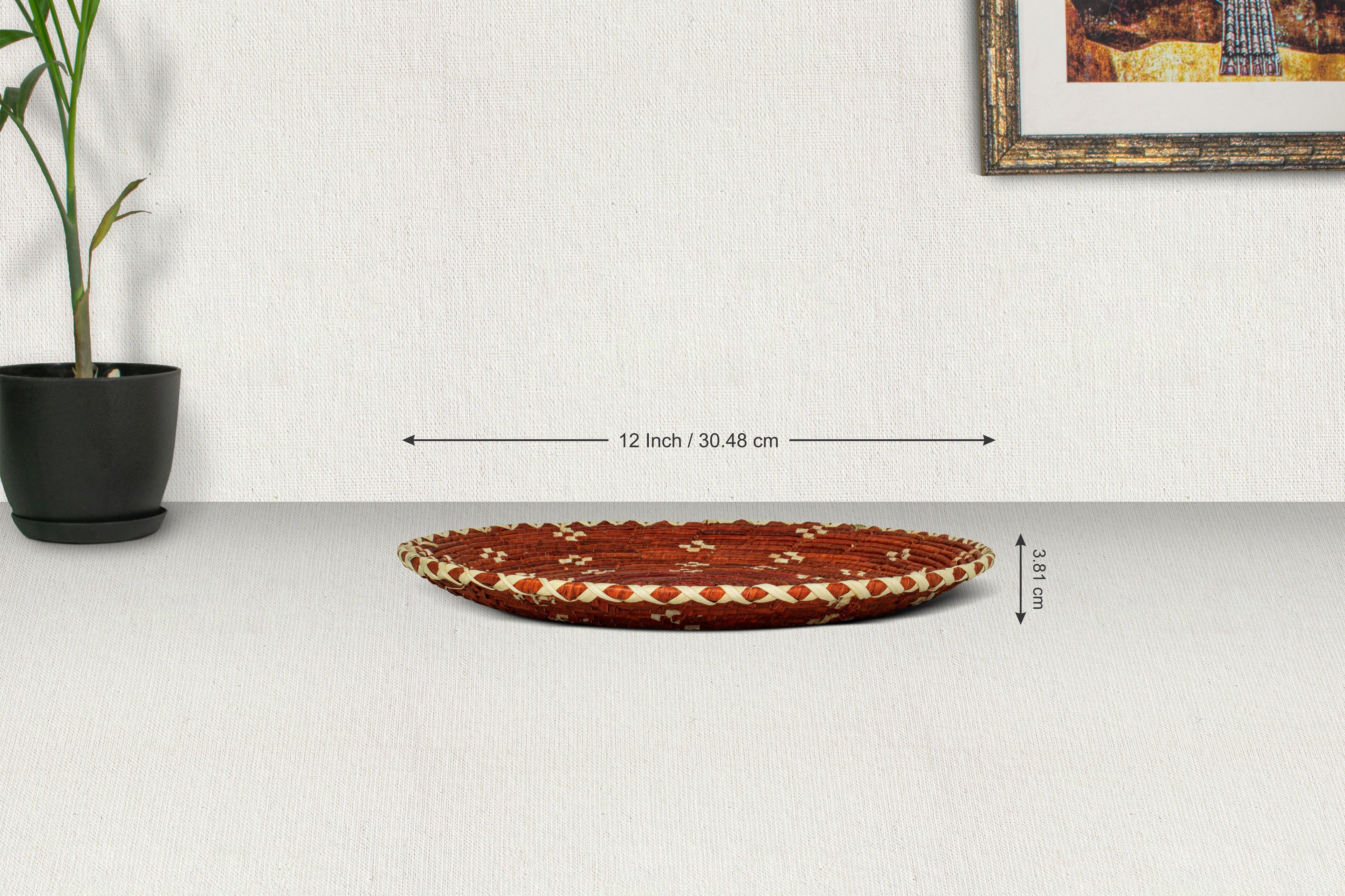 Vermillion Galaxy Flat Basket
