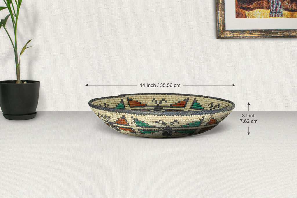 Dragon Flies Bowl Basket 14-inch BSK-072-14 A