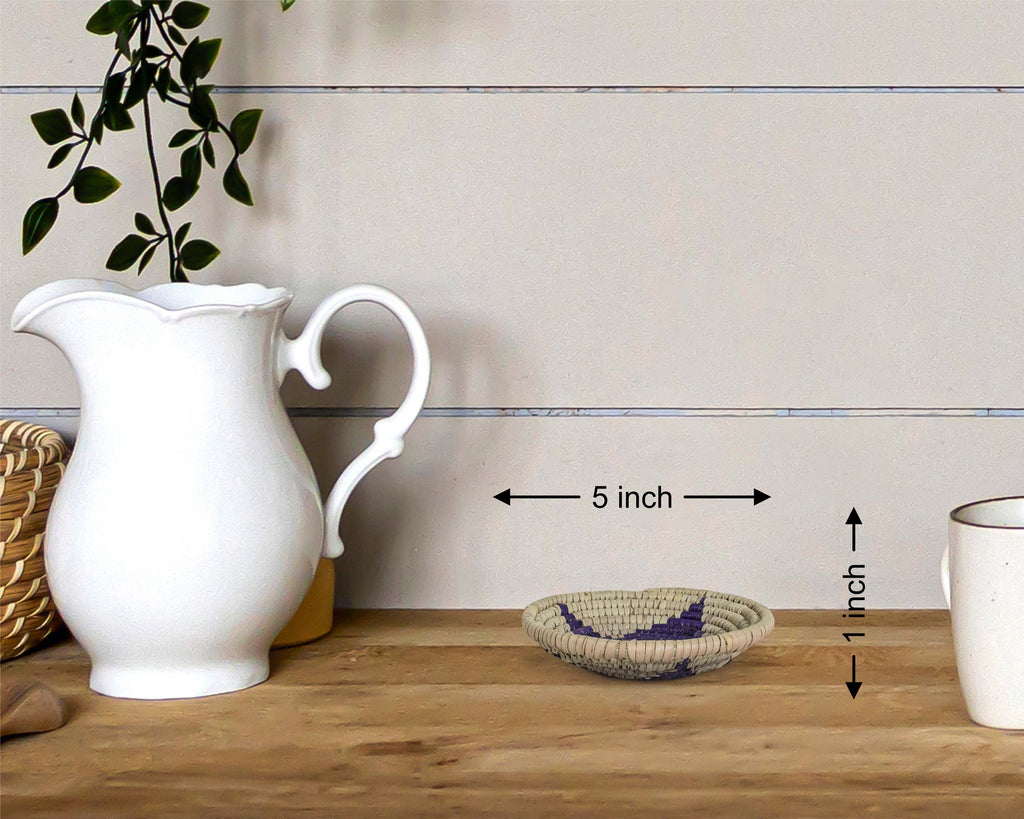 Boho Star Miniature Basket Pack of 5 - LBW-1612-5