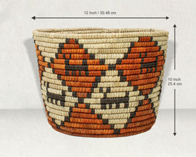 Dogs Canyon Handwoven Planter Basket - 12-inch