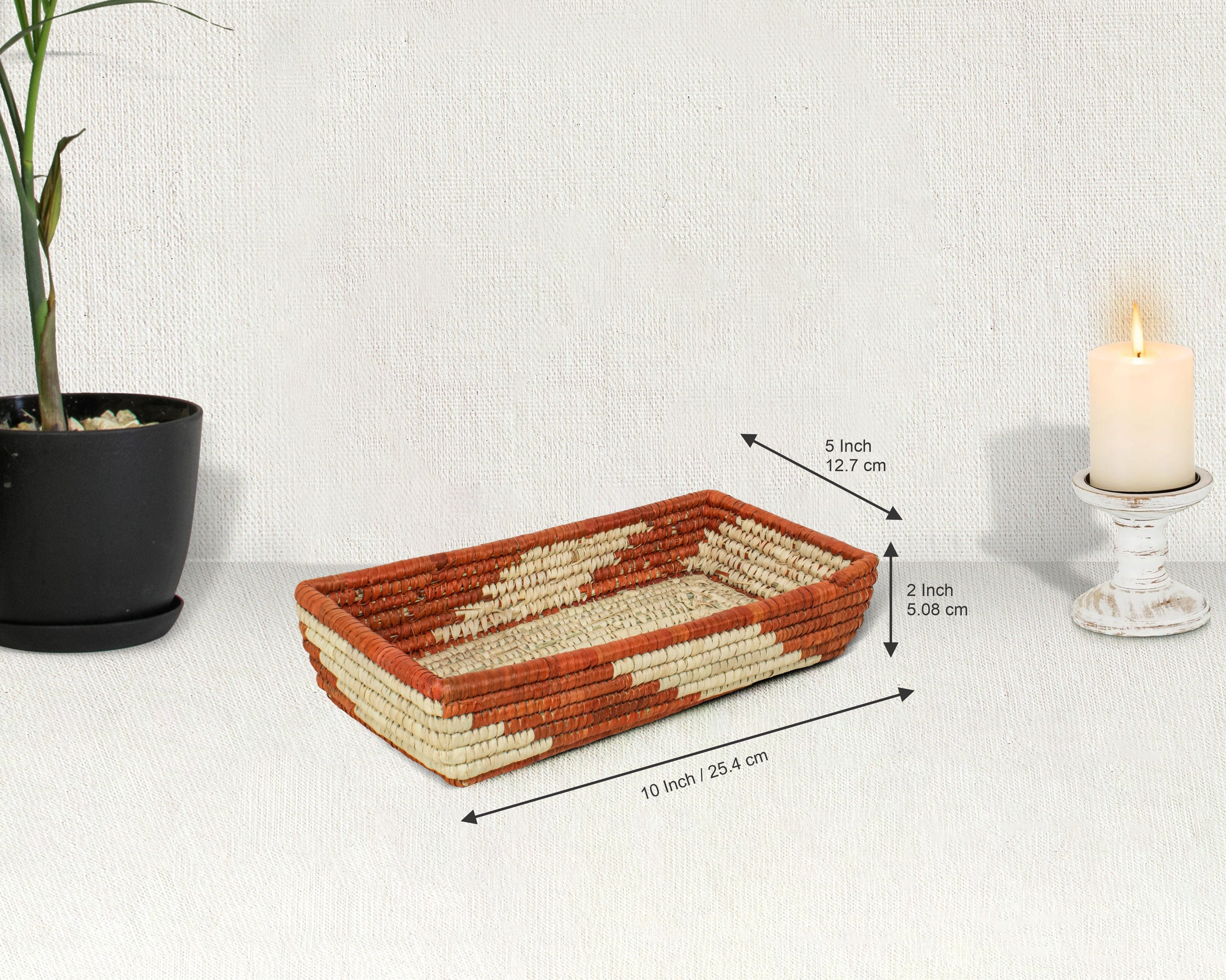 Storm Brown Woven Spoon Basket SB-1700-10