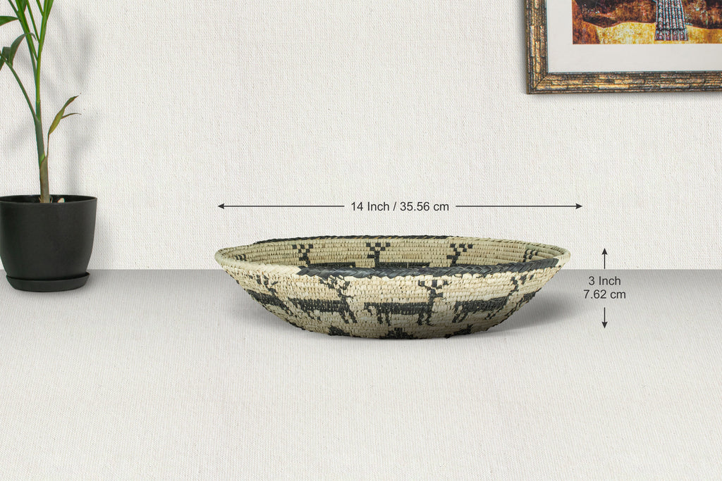 Deer Dance Basket 14-inch BSK-193-15