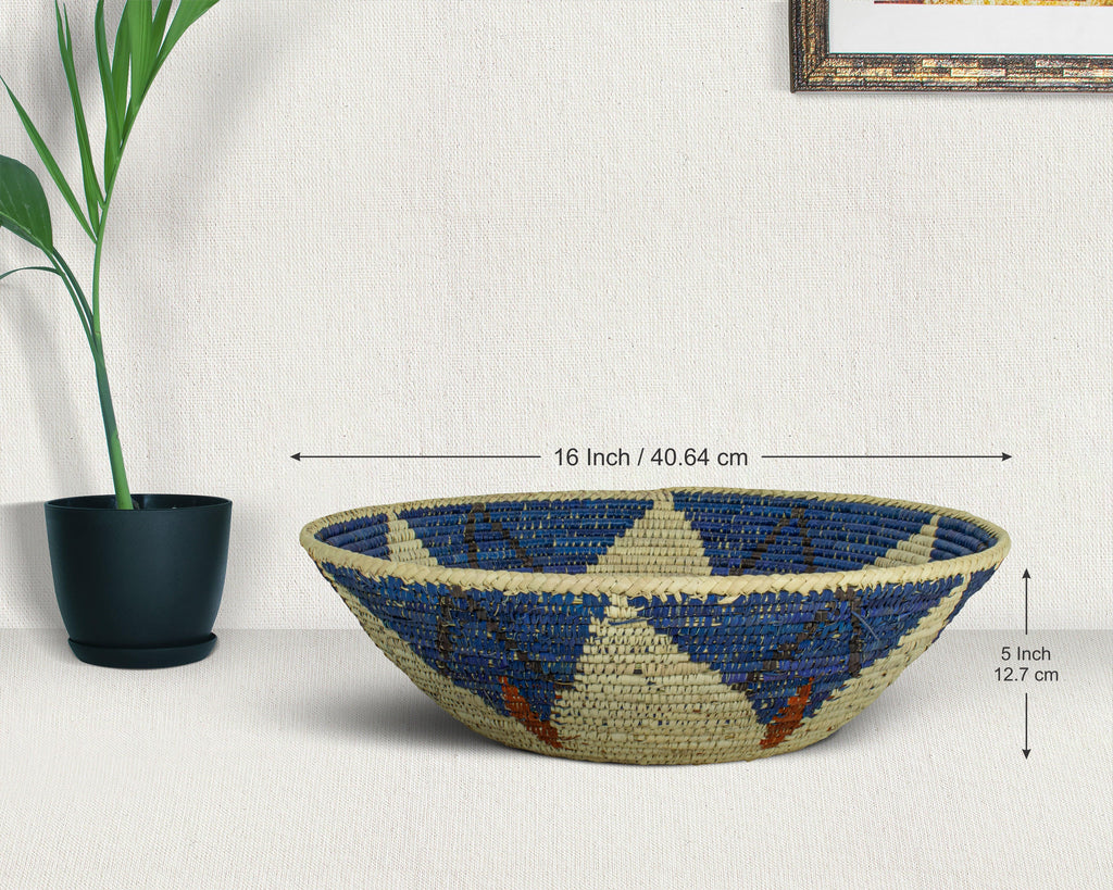 Blue Blossom Deep Bowl 16-inch DB-716-16