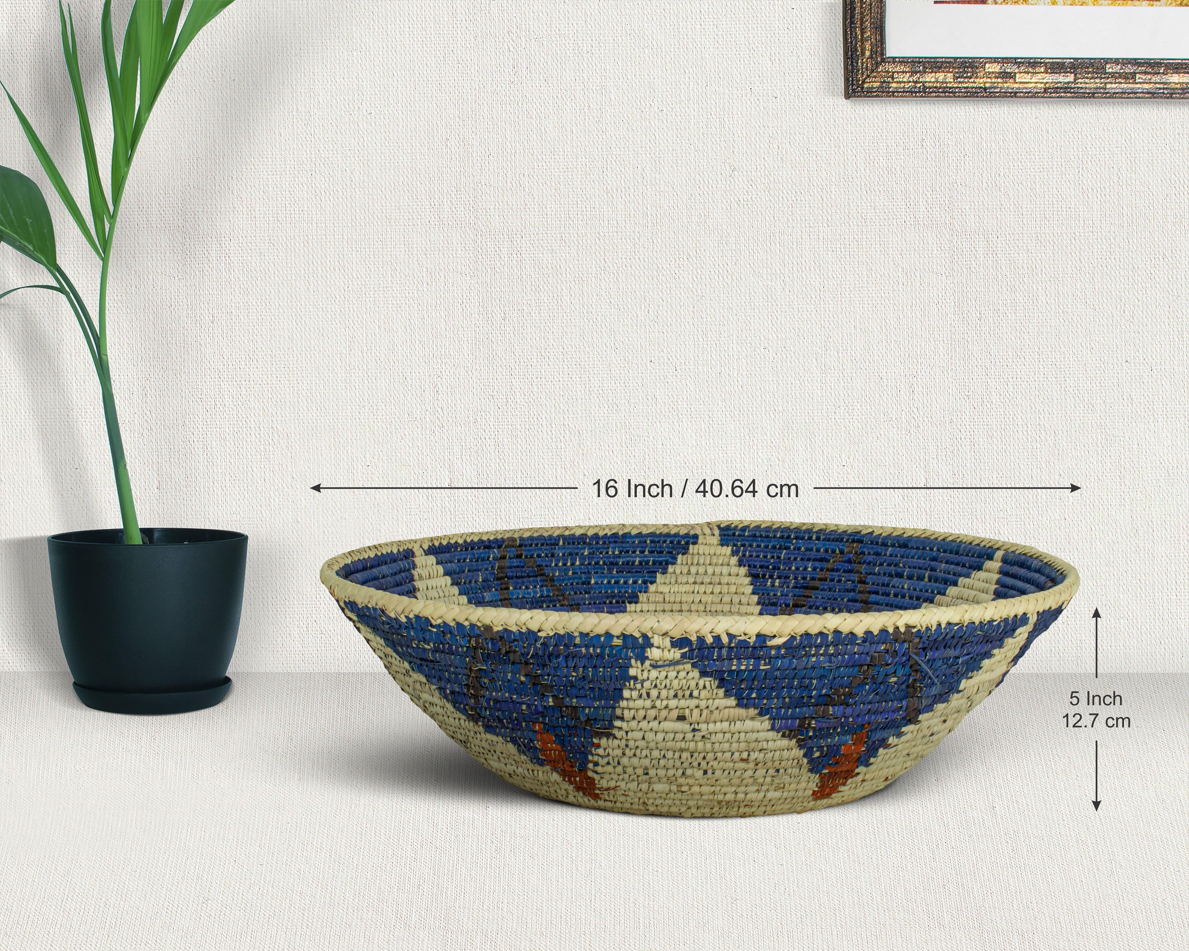 Blue Blossom Deep Bowl 16-inch DB-716-16