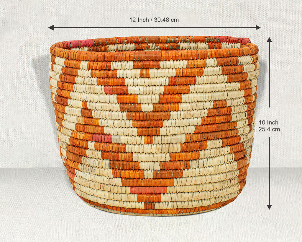 Dawn Handwoven Planter Basket - 12-inch PB-927