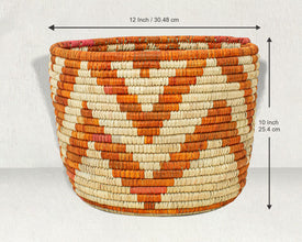 Dawn Handwoven Planter Basket - 12-inch