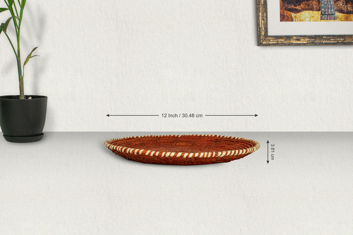 12" Dia Chamisa Trail Flat Basket