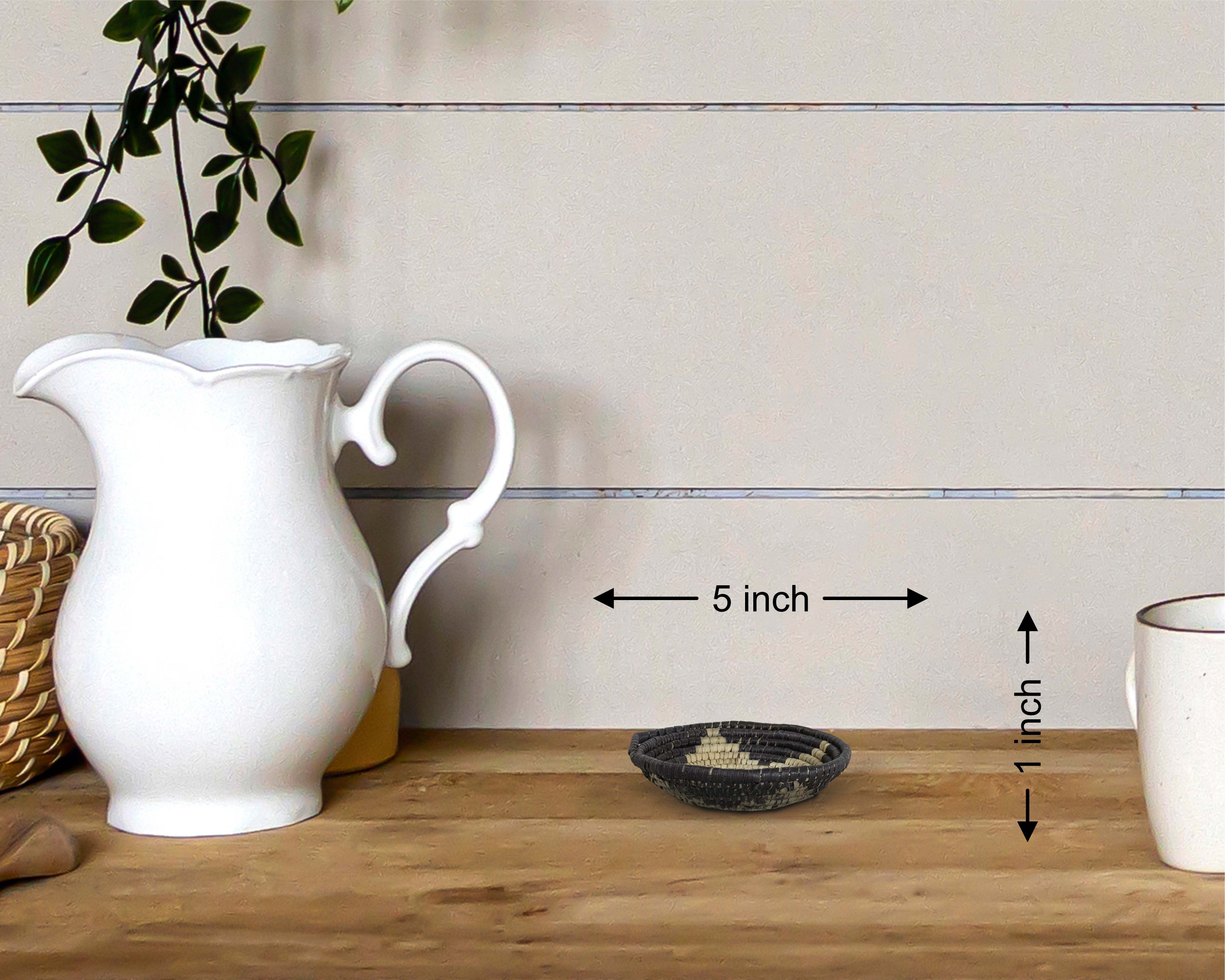 Boho Star Miniature Basket Pack of 5 - LBW-1611-5