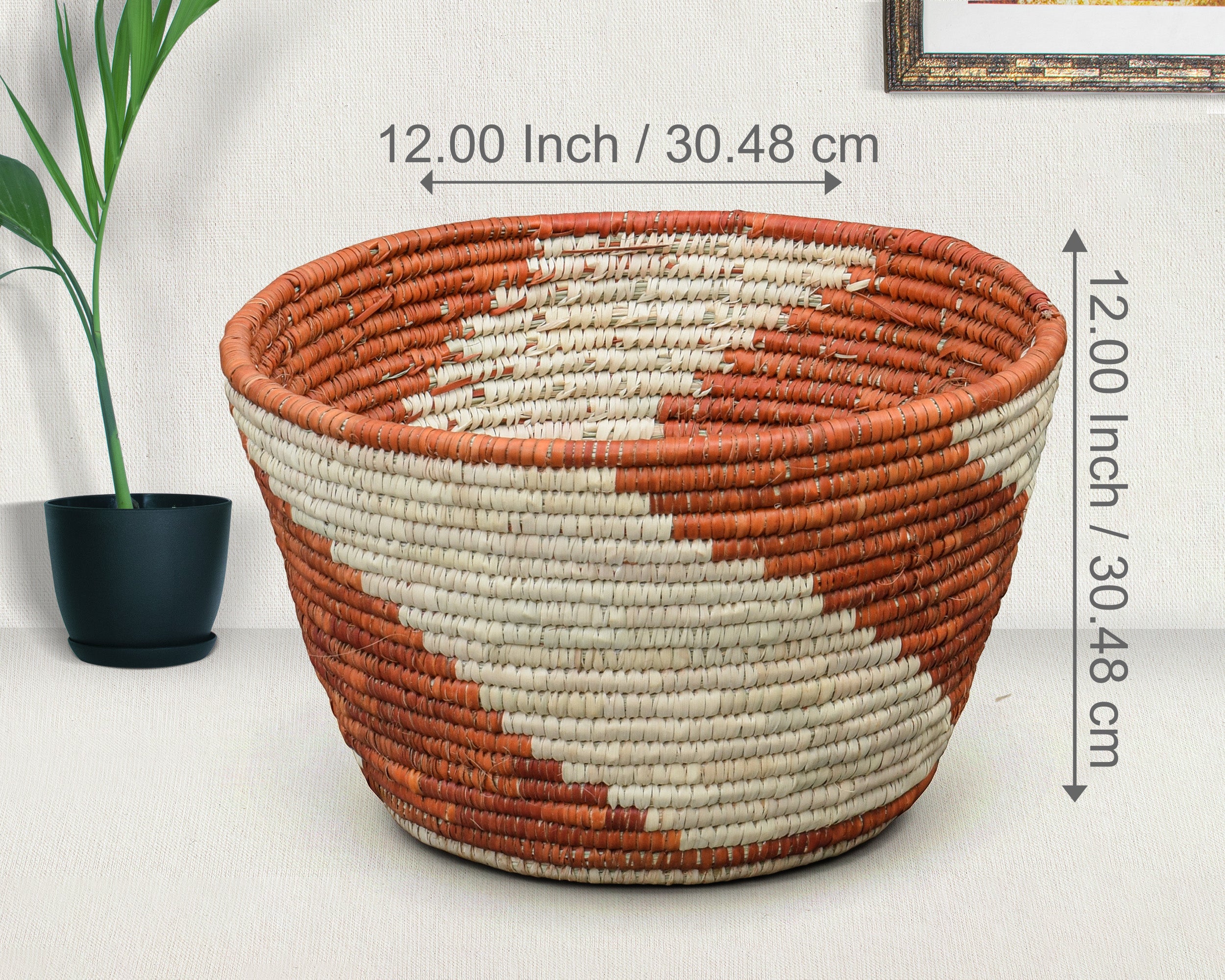 Wide Waves Planter Basket