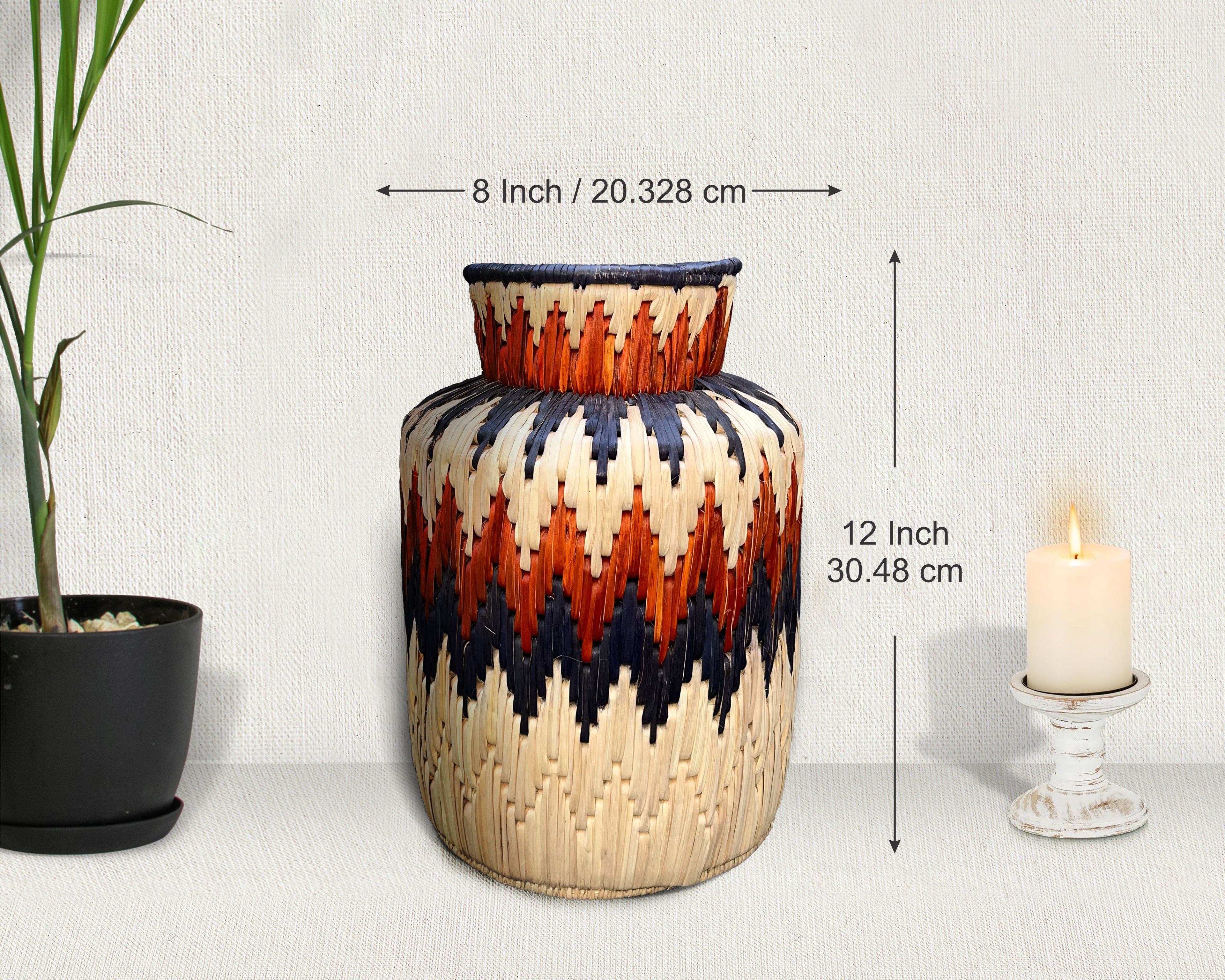 Large 12 Inch Handmade Statement Vase SV-1801-12