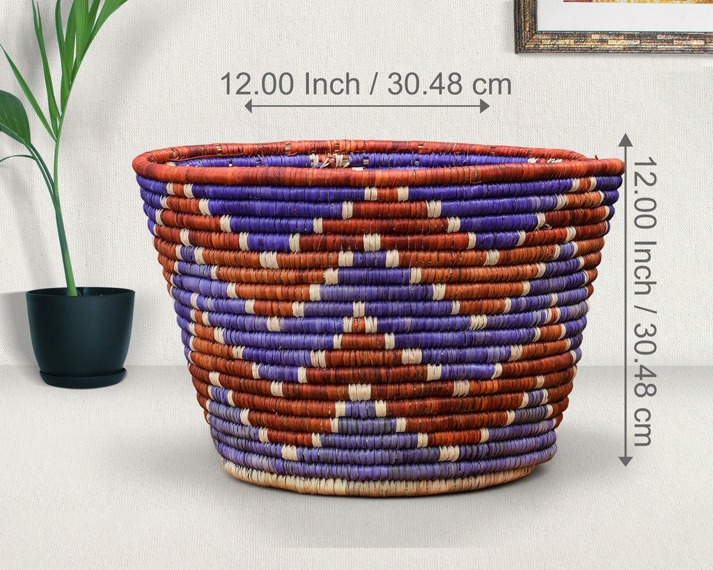 Purple Meadow Planter Basket