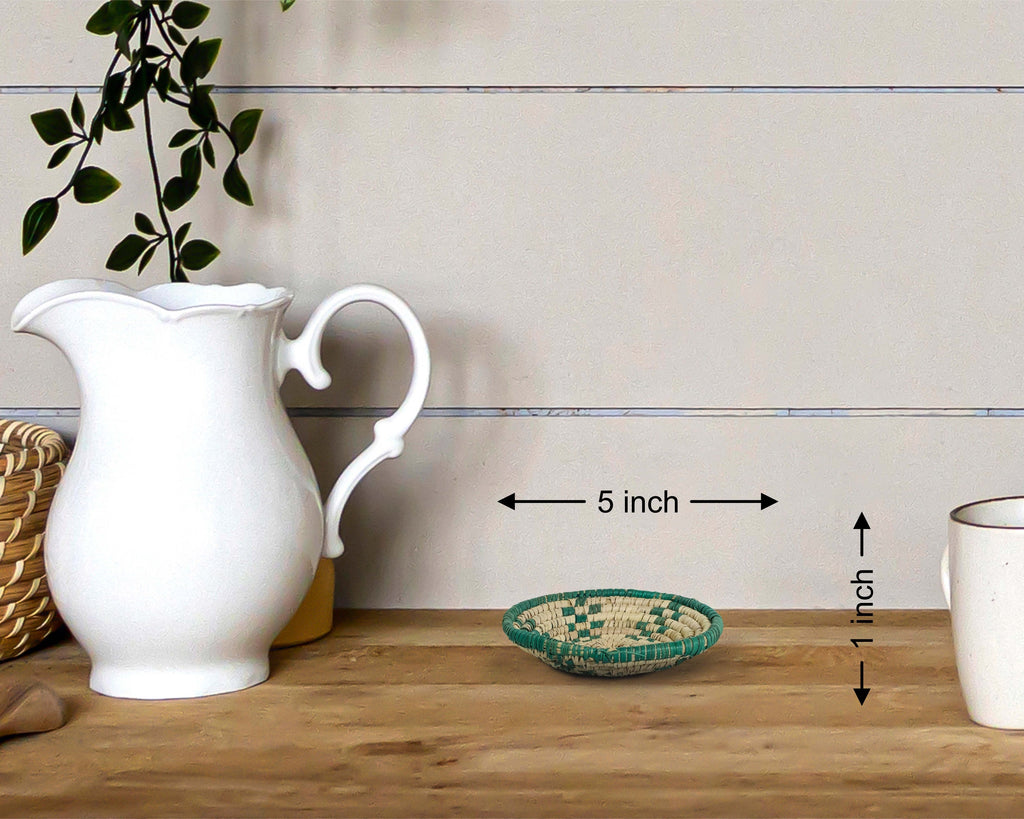 Boho Dotted Mesa Miniature Basket Pack of 5 - LBW-1606-5