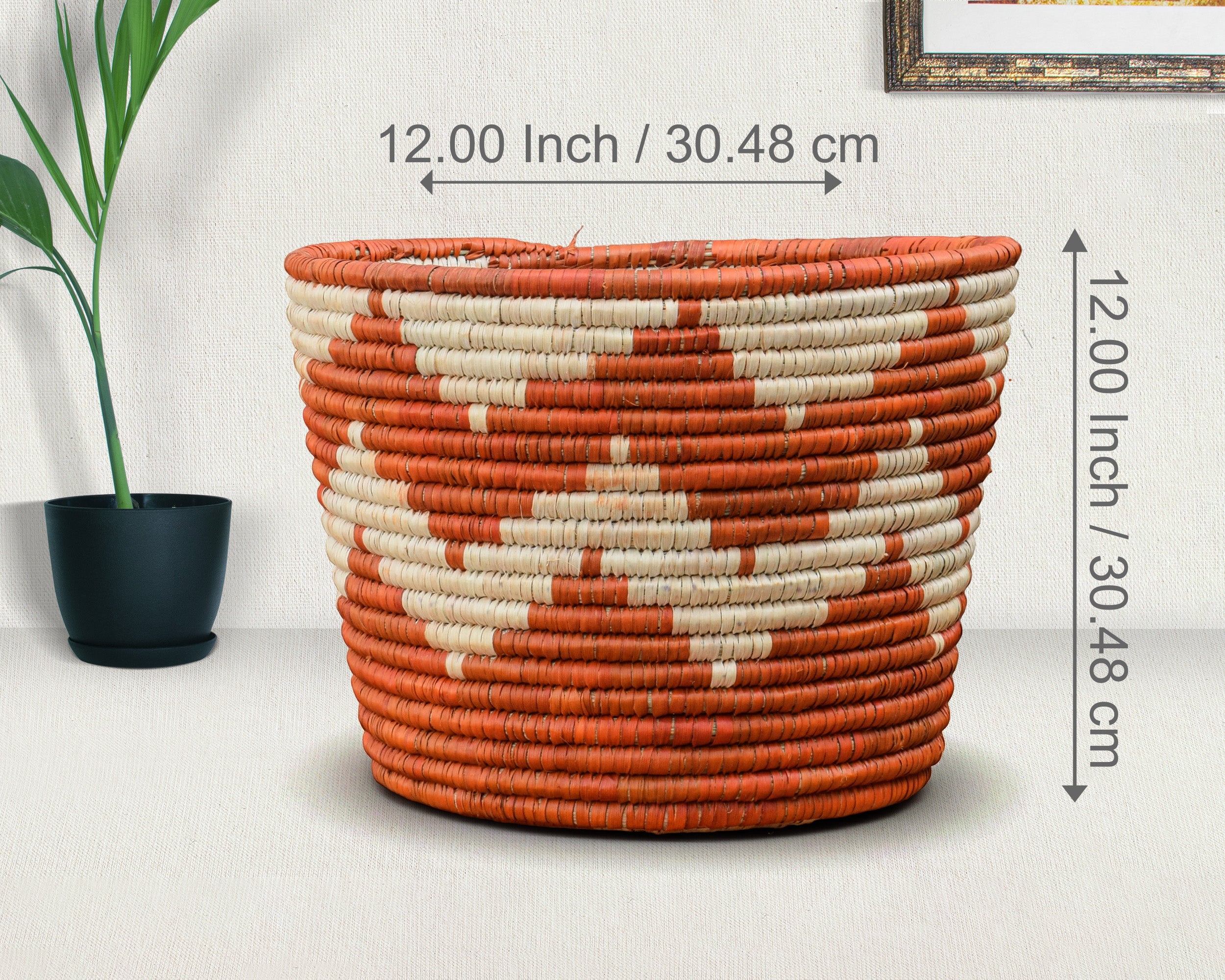Kingra Brown Planter Basket
