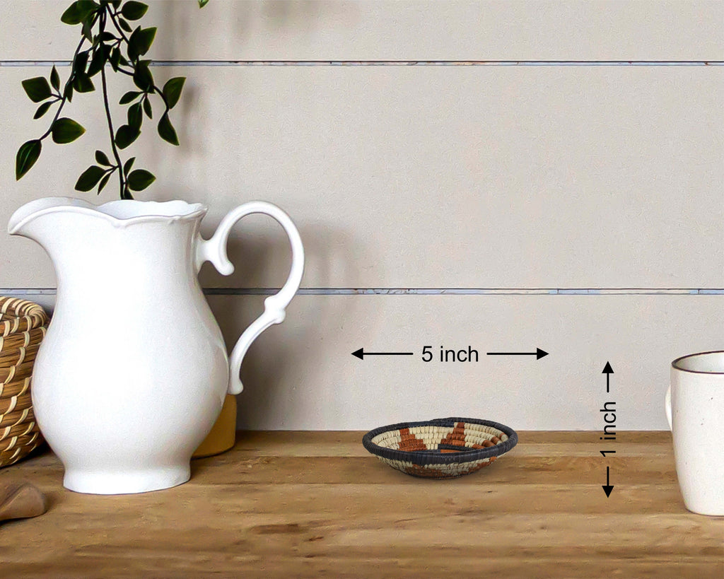 Boho Star Miniature Basket Pack of 5 - LBW-1613-5