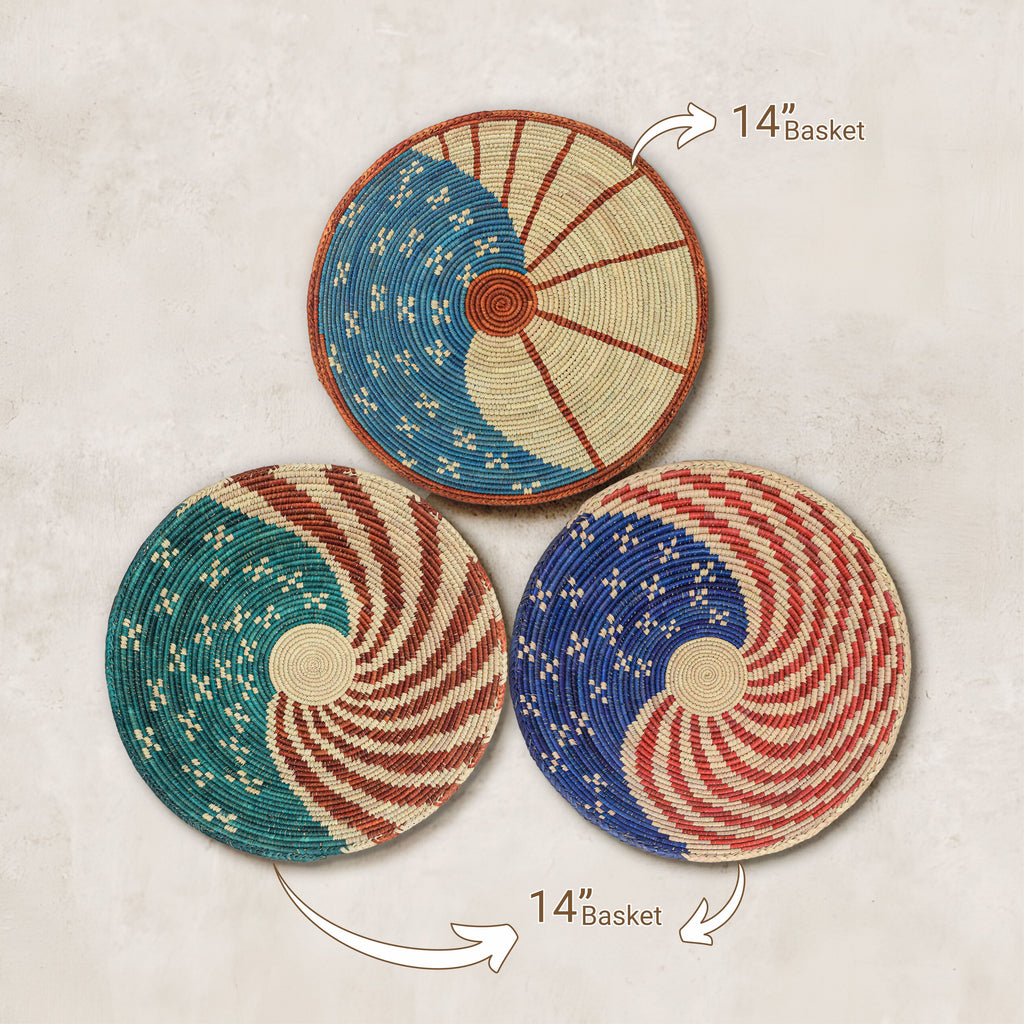 Patriotic Wall Basket Set of 3