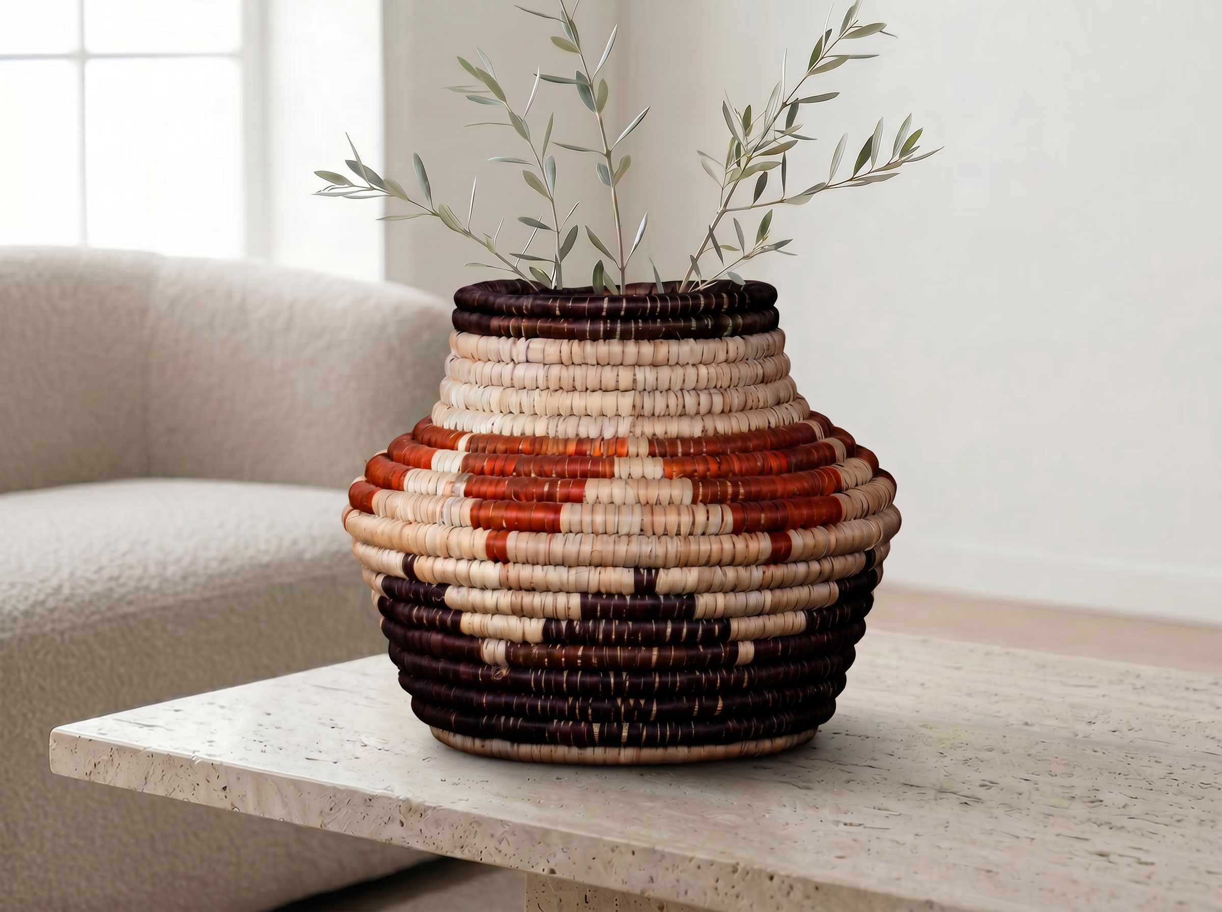 Waves Coiled Vase