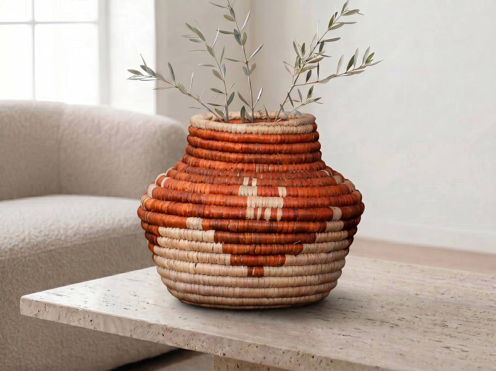 Rustic Figure Small Coiled Vase Potter