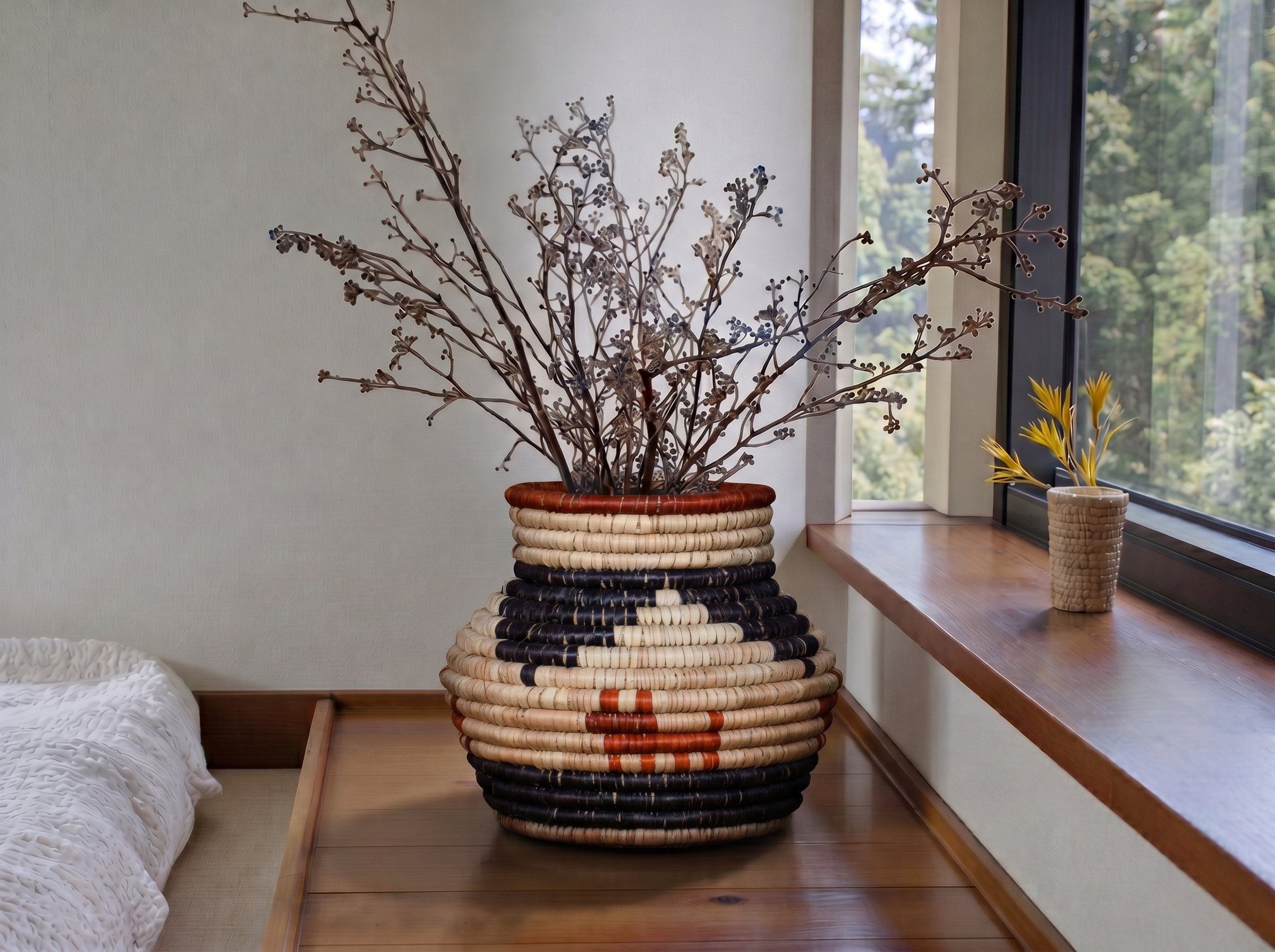Tri-Layered Coiled Vase
