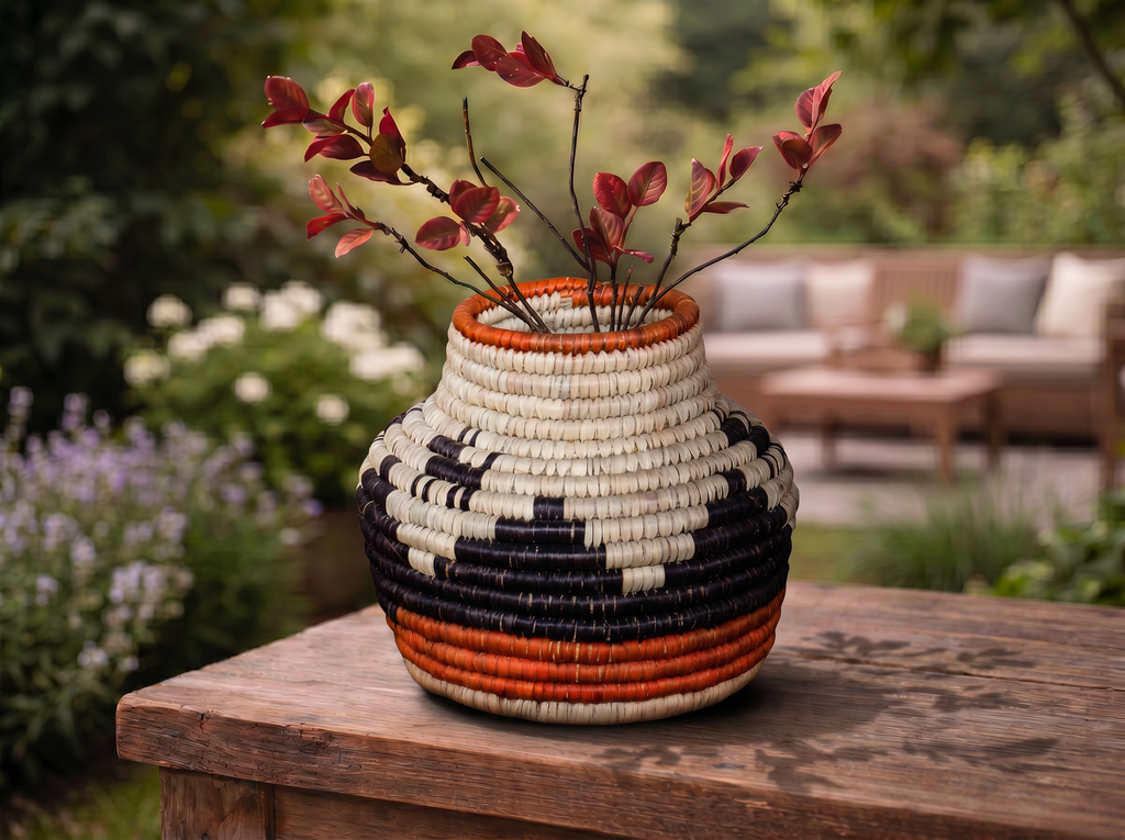 Dune Steps Coiled Vase