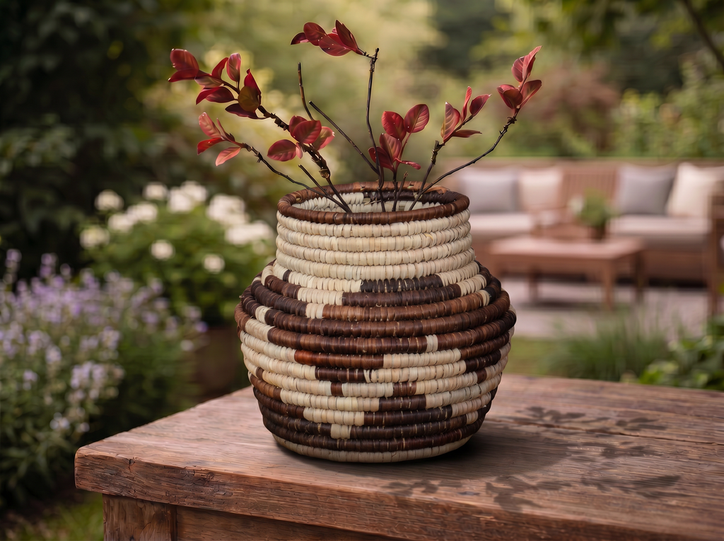 Dark Knight Coiled Vase